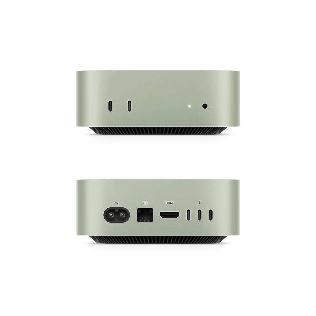 Sage Green Mac Mini Skin Side View (M4-M6)