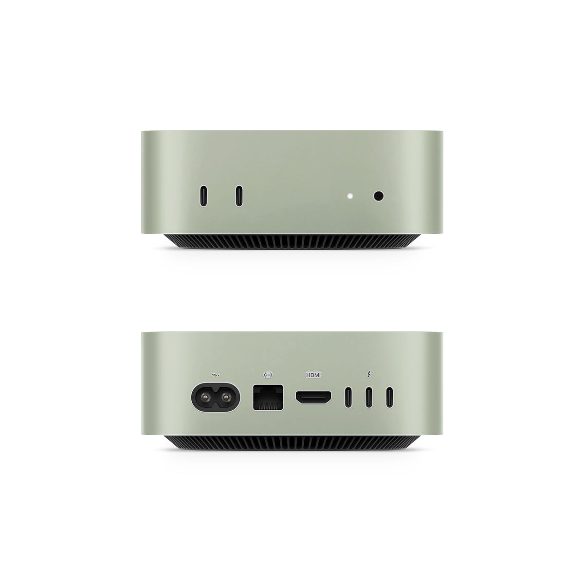 Sage Green Mac Mini Skin Side View (M4-M6)