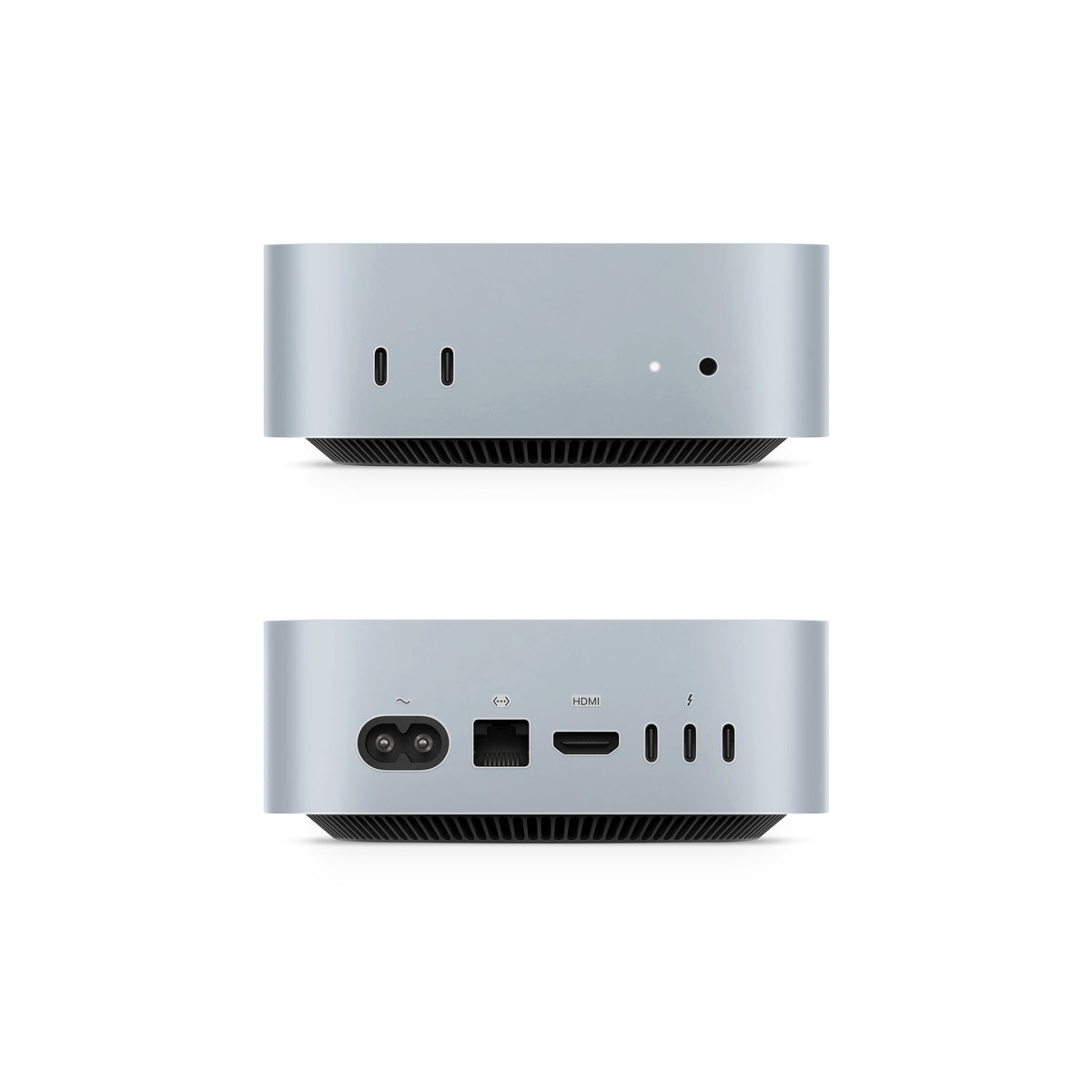 Soft Blue Mac Mini Skin Side View (M4-M6)