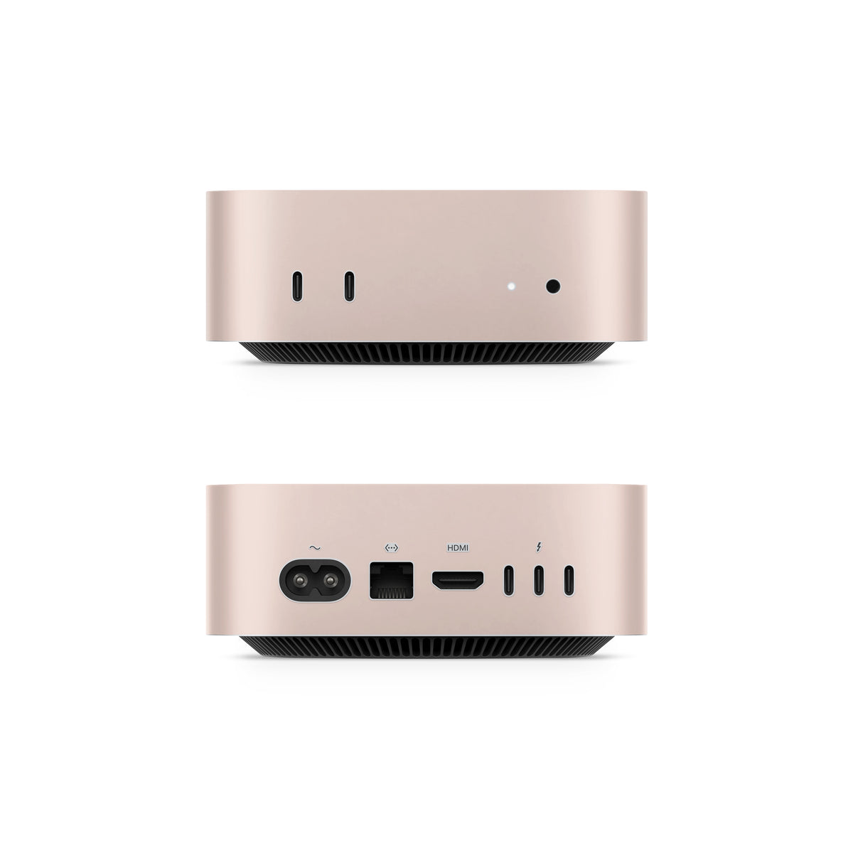 Soft Pink Mac Mini Skin Side View (M4-M6)