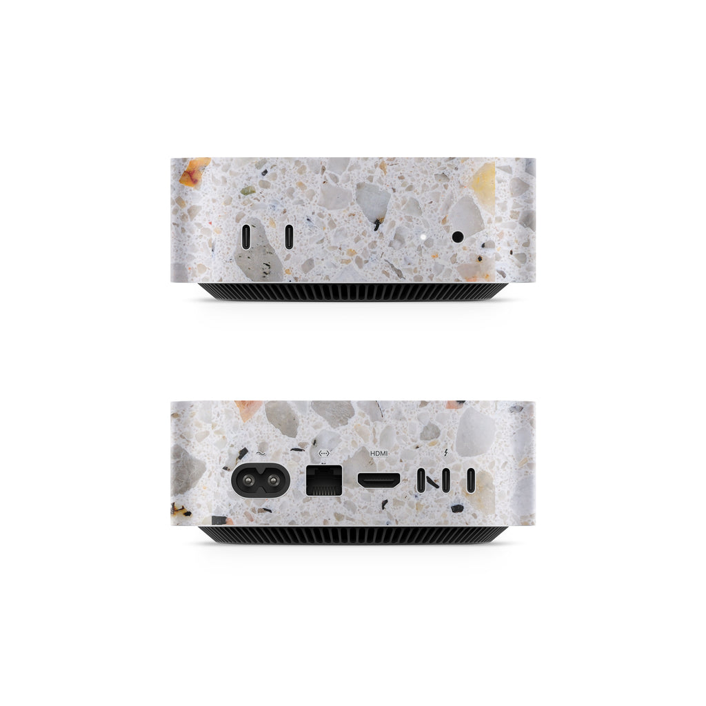 Terrazzo Mac Mini Skin Side View (M4-M6)