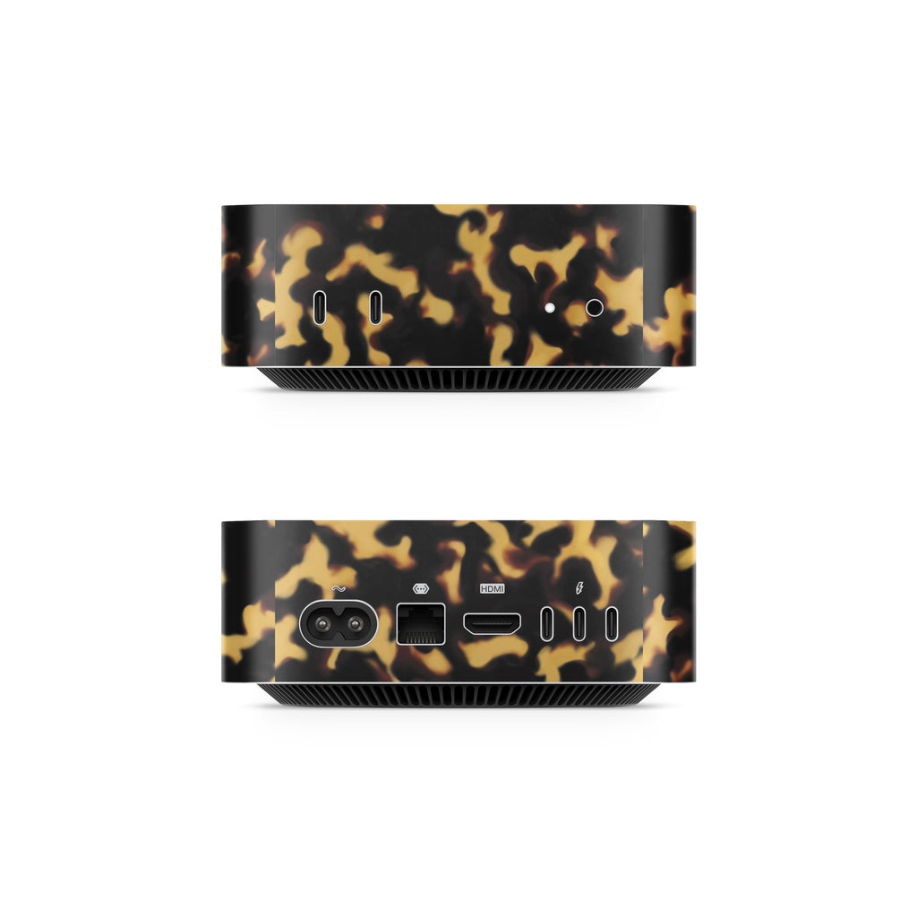 Tortoise Shell Mac Mini Skin Side View (M4-M6)