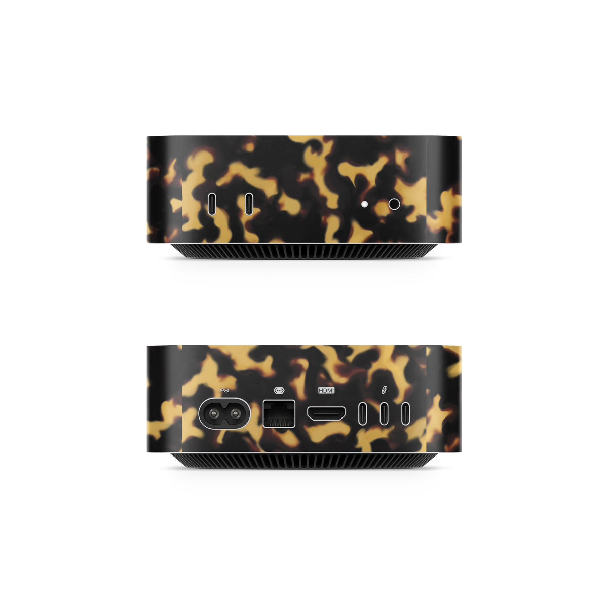 Tortoise Shell Mac Mini Skin Side View (M4-M6)