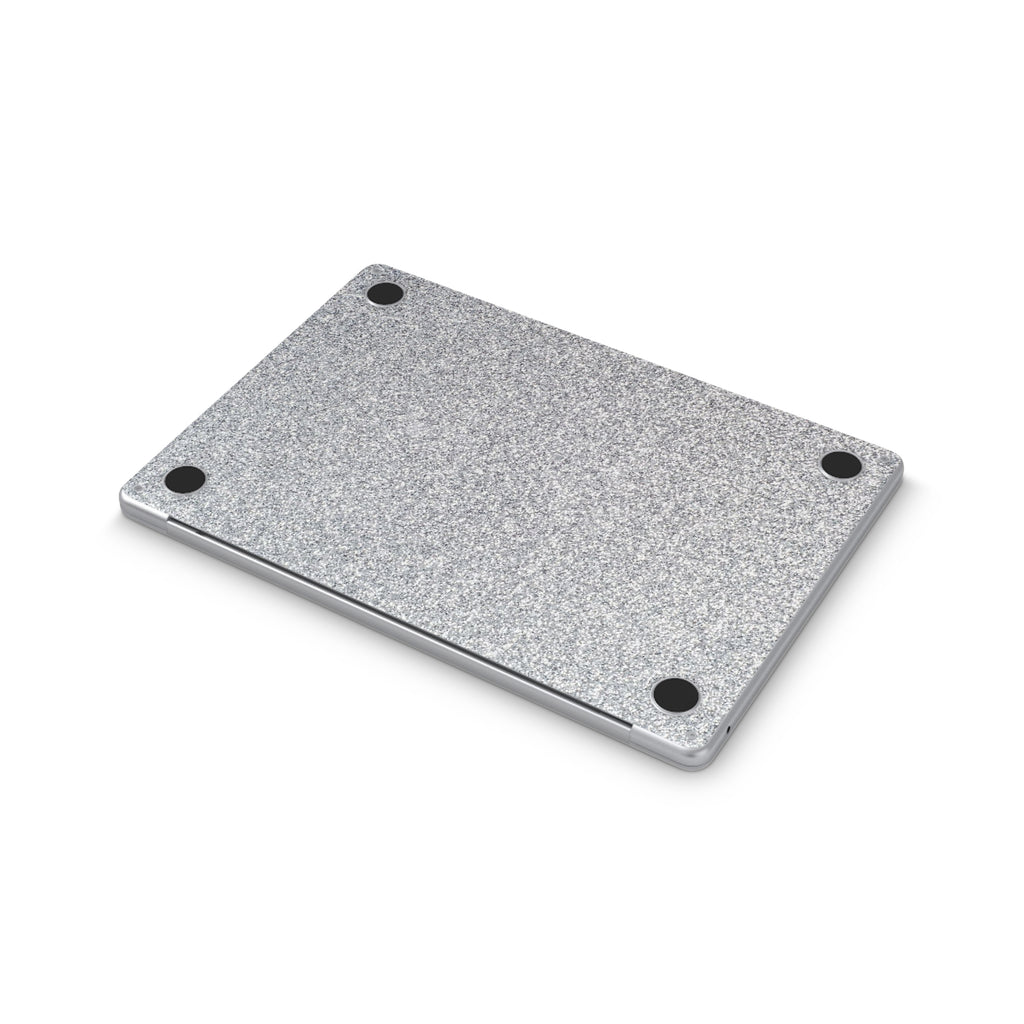 Blanc Glitter MacBook Skin + Case