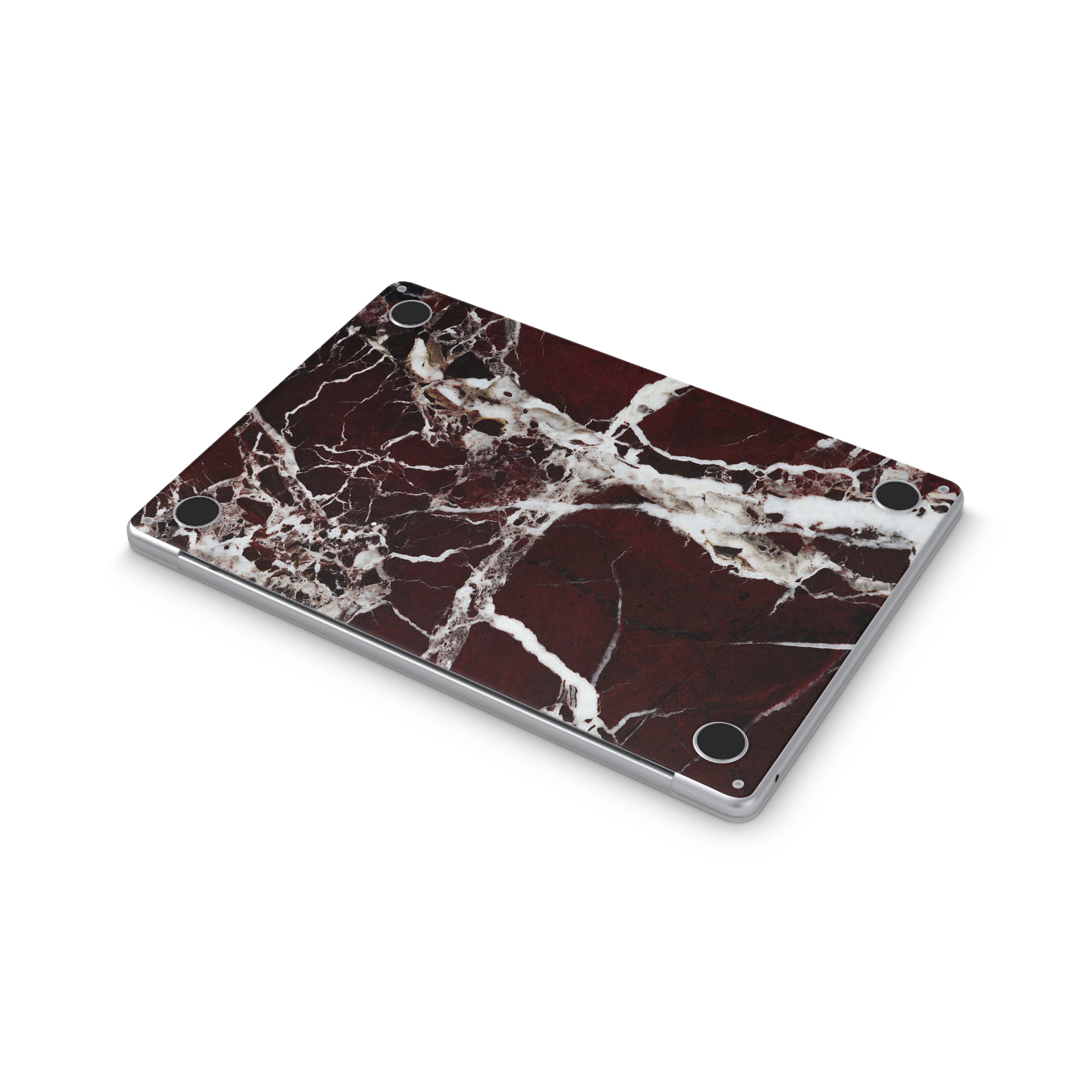 Burgundy Marble MacBook Skin + Case