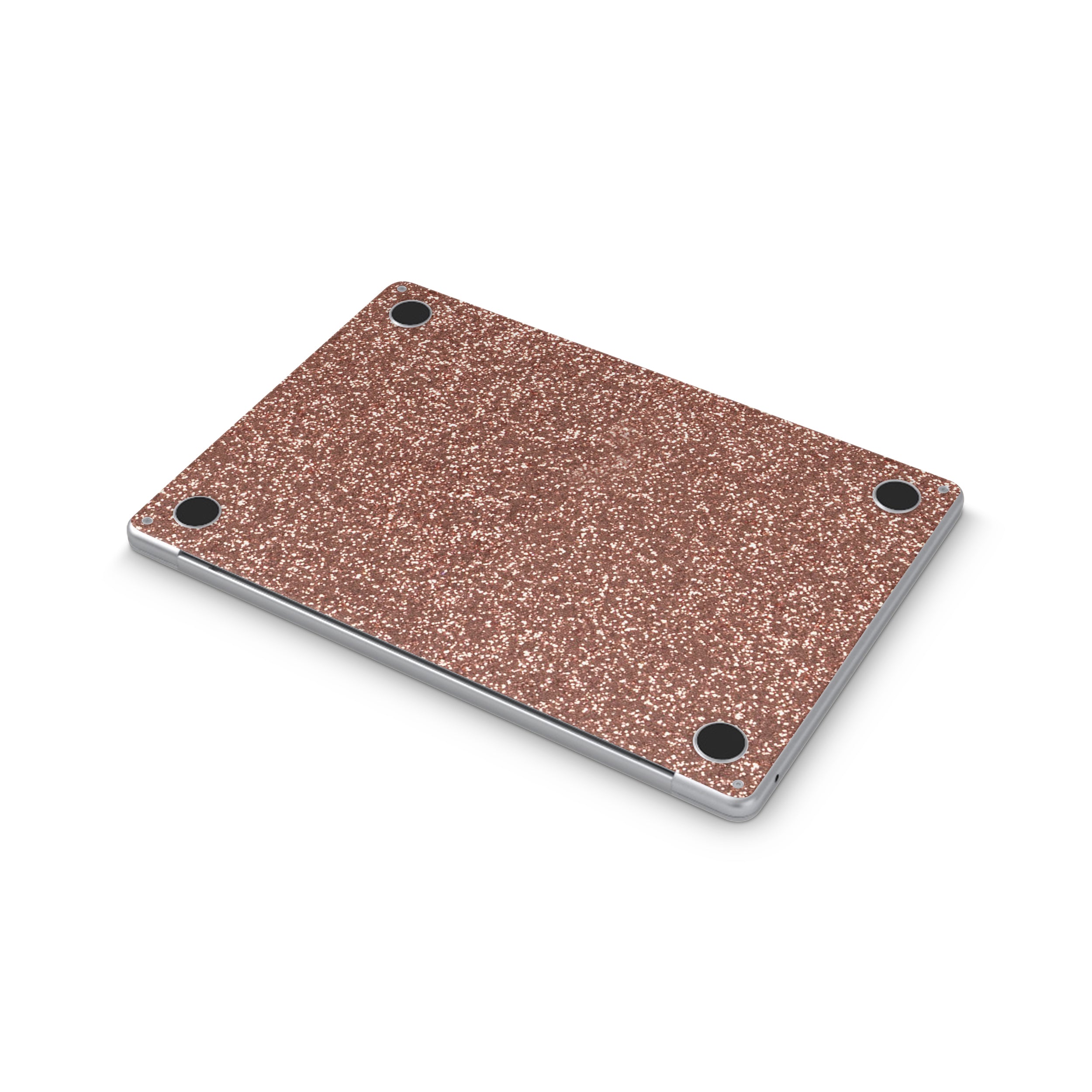 Rosé Glitter MacBook Skin + Case