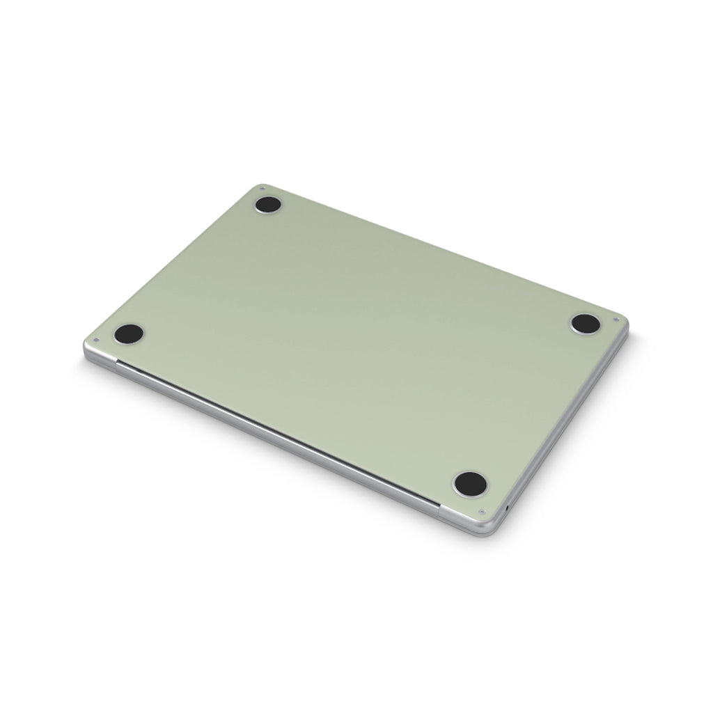 Sage Green MacBook Skin + Case