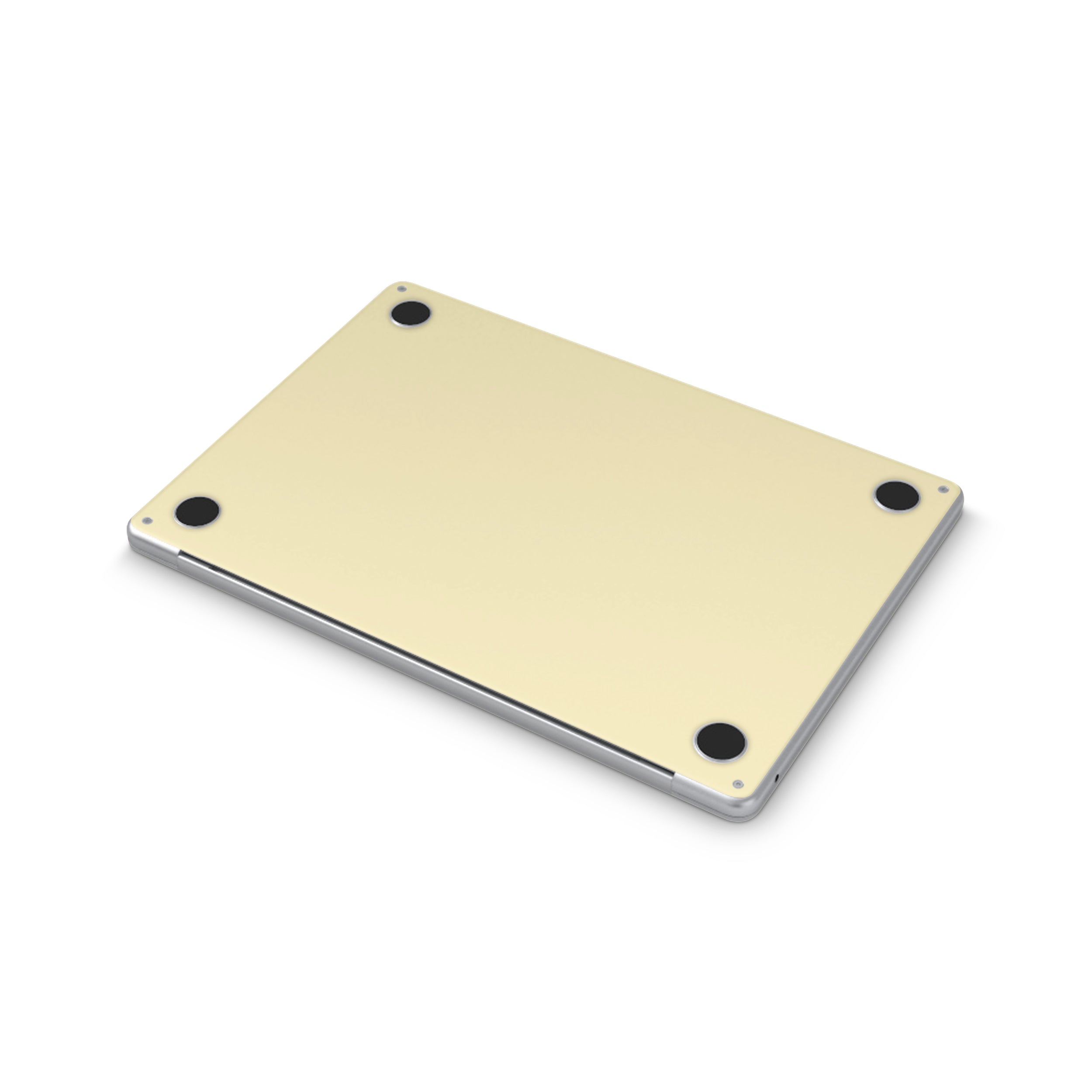 Soft Yellow MacBook Skin + Case