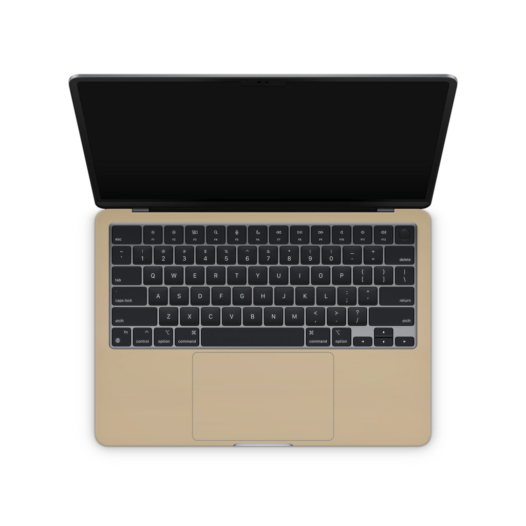 Biscuit Beige MacBook Skin + Case