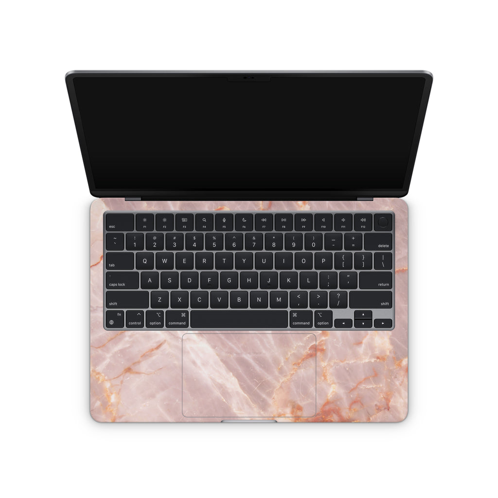 Blush Marble MacBook Skin + Case