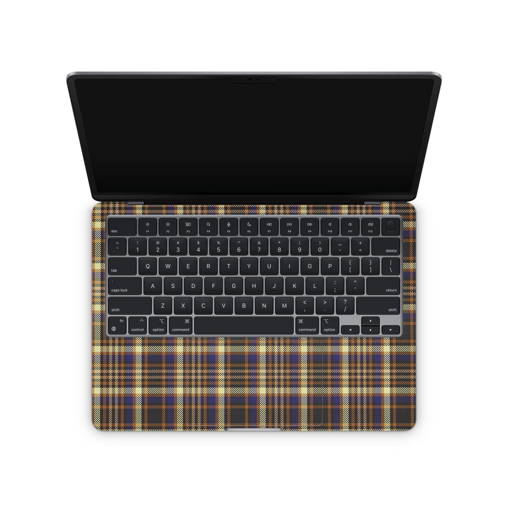 Butterscotch Plaid MacBook Skin + Case