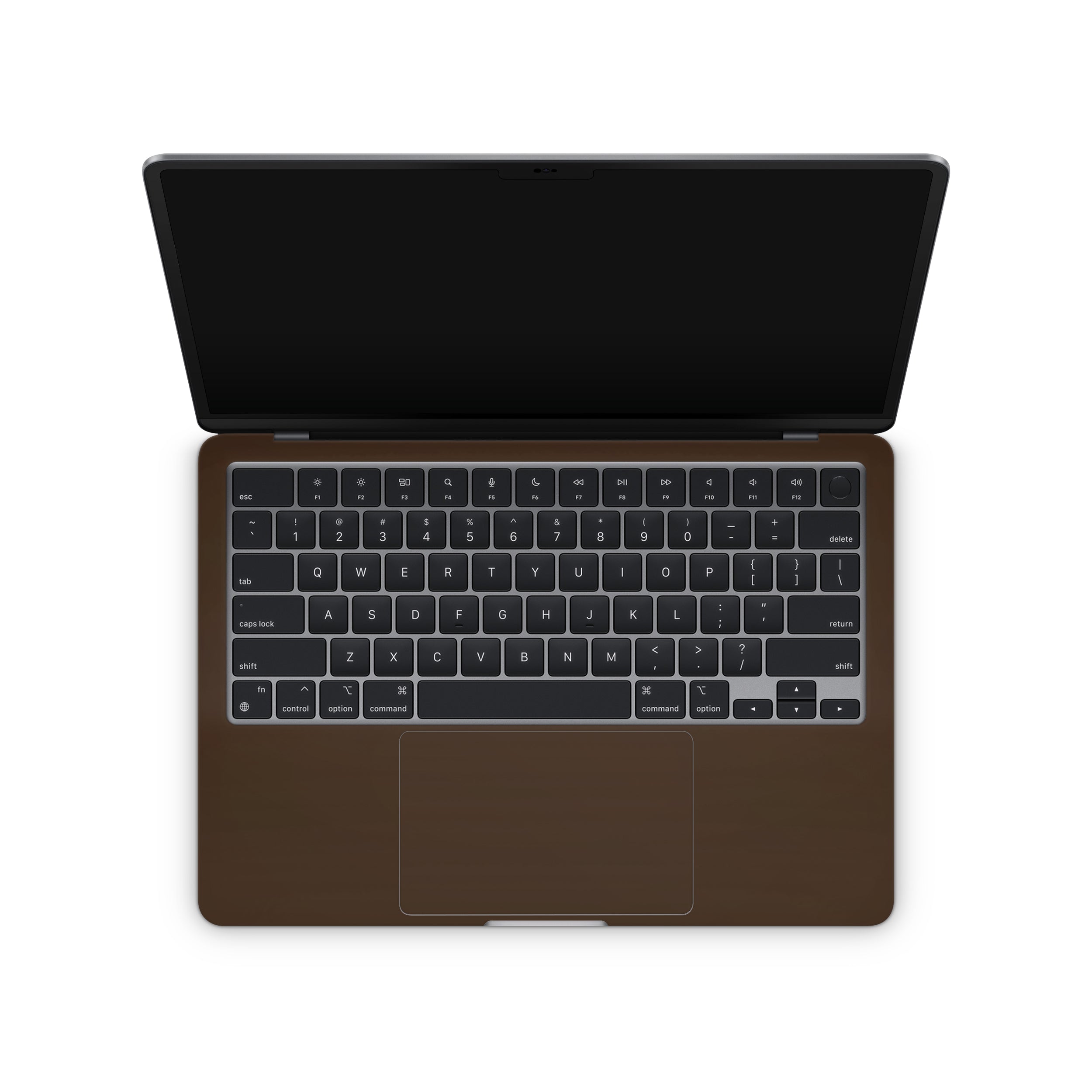 Chocolate Brown MacBook Skin + Case