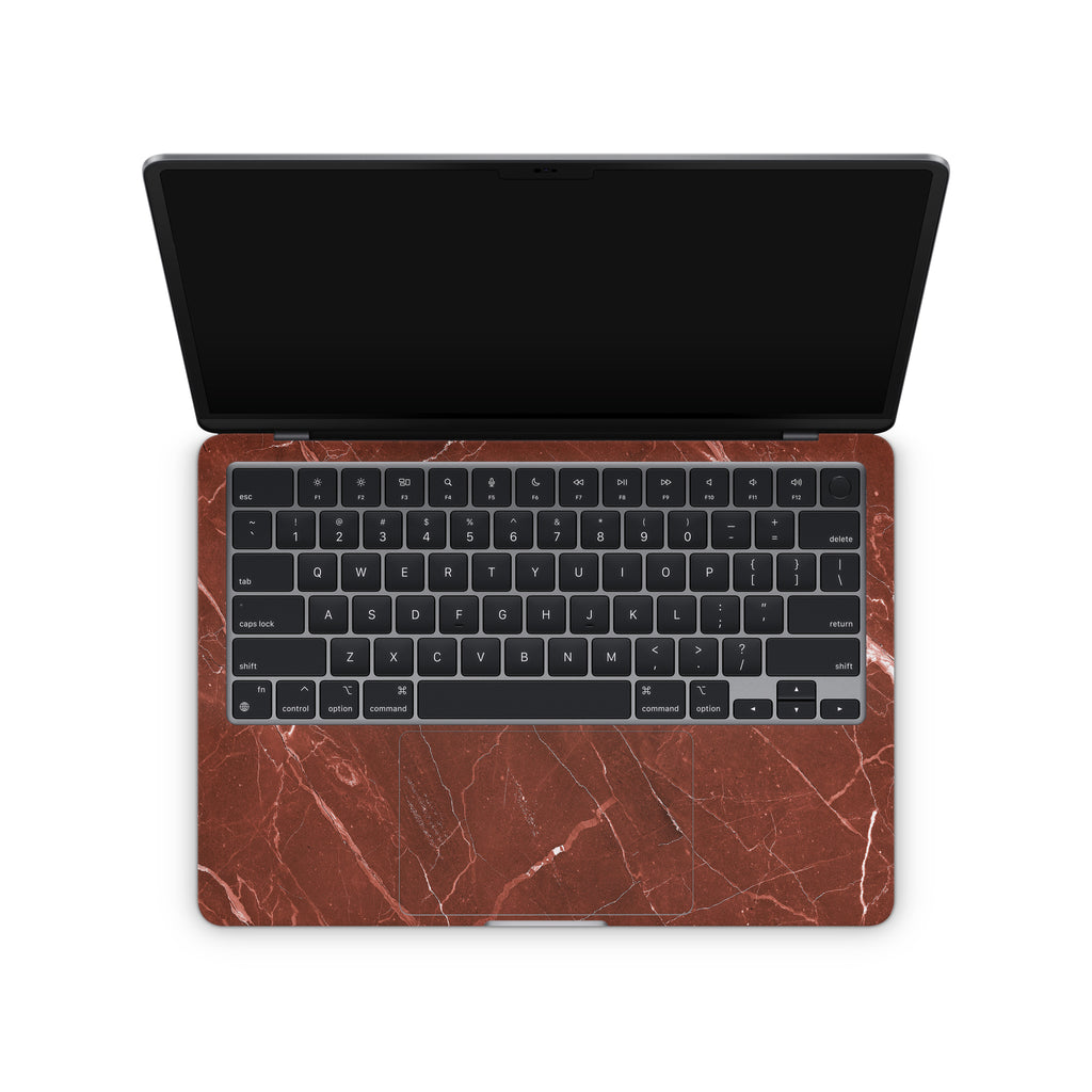 Cinnamon Marble MacBook Skin + Case
