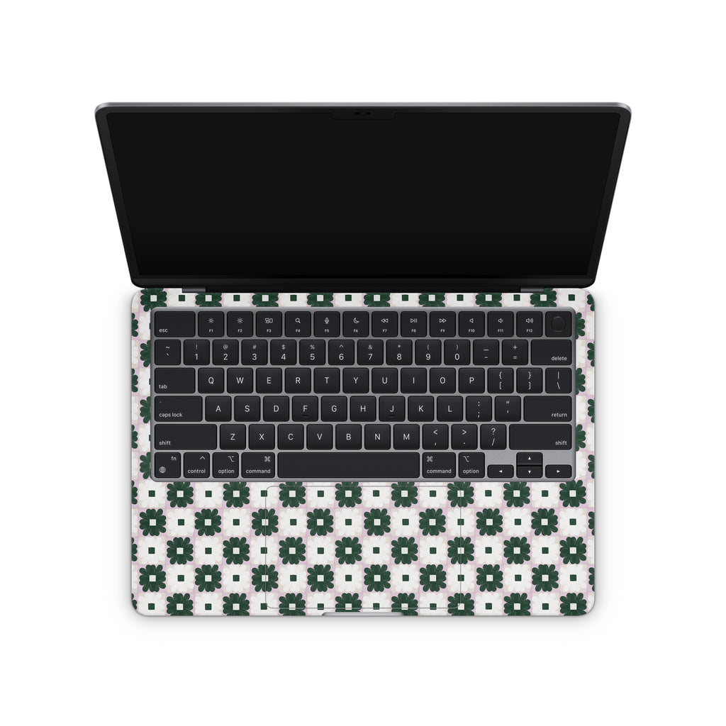 Daisy Quilt MacBook Skin + Case