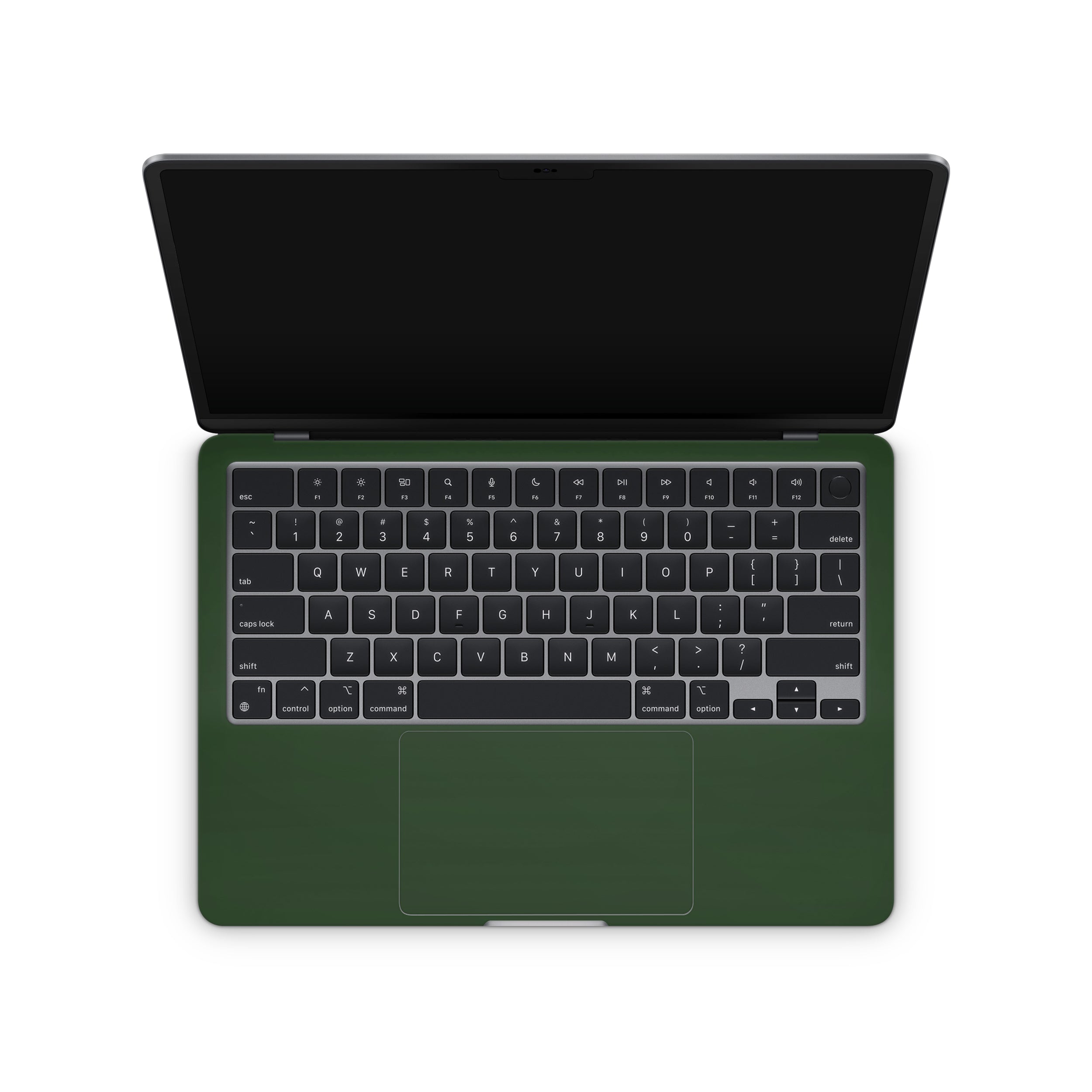 Forest Green MacBook Skin + Case