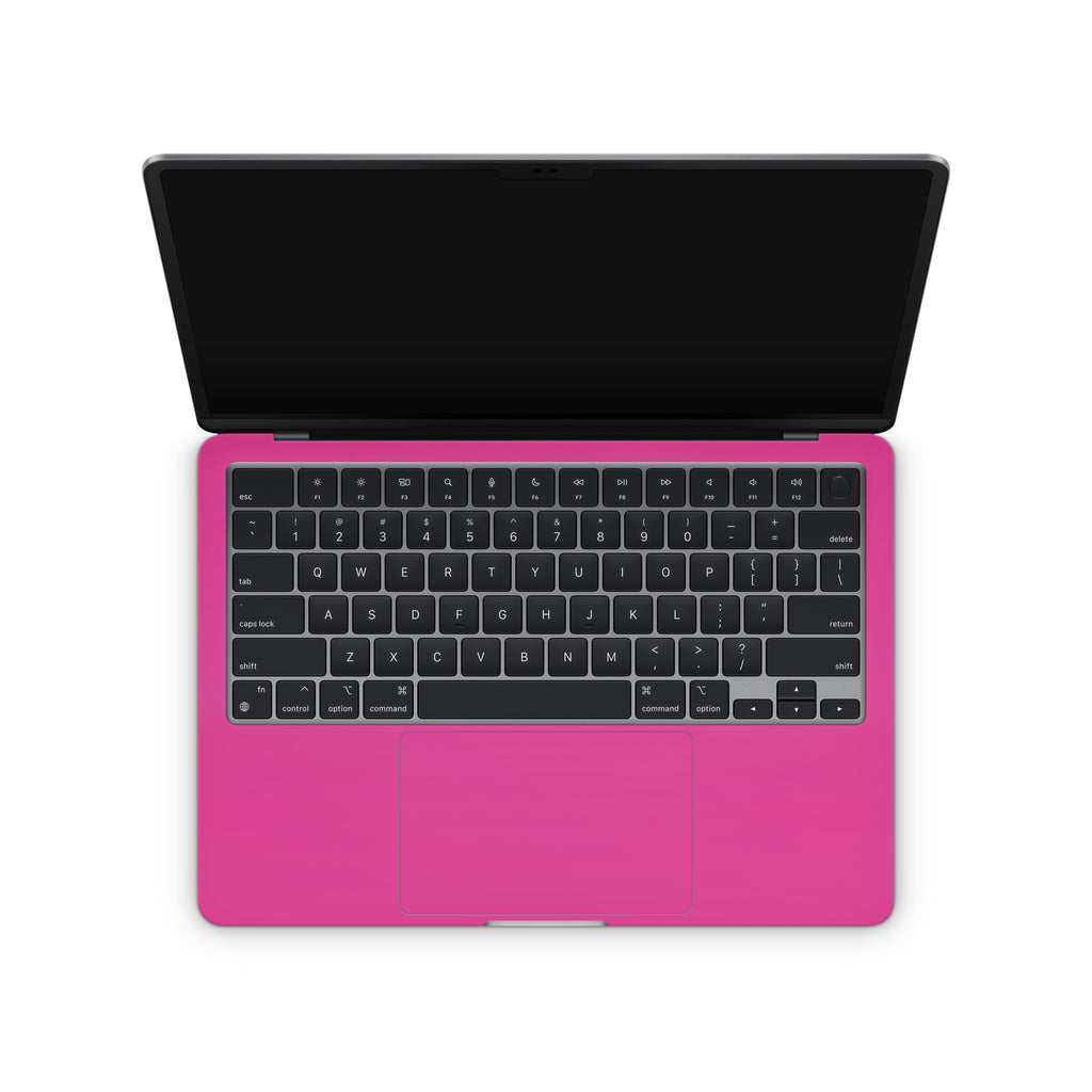Hot Pink MacBook Skin + Case