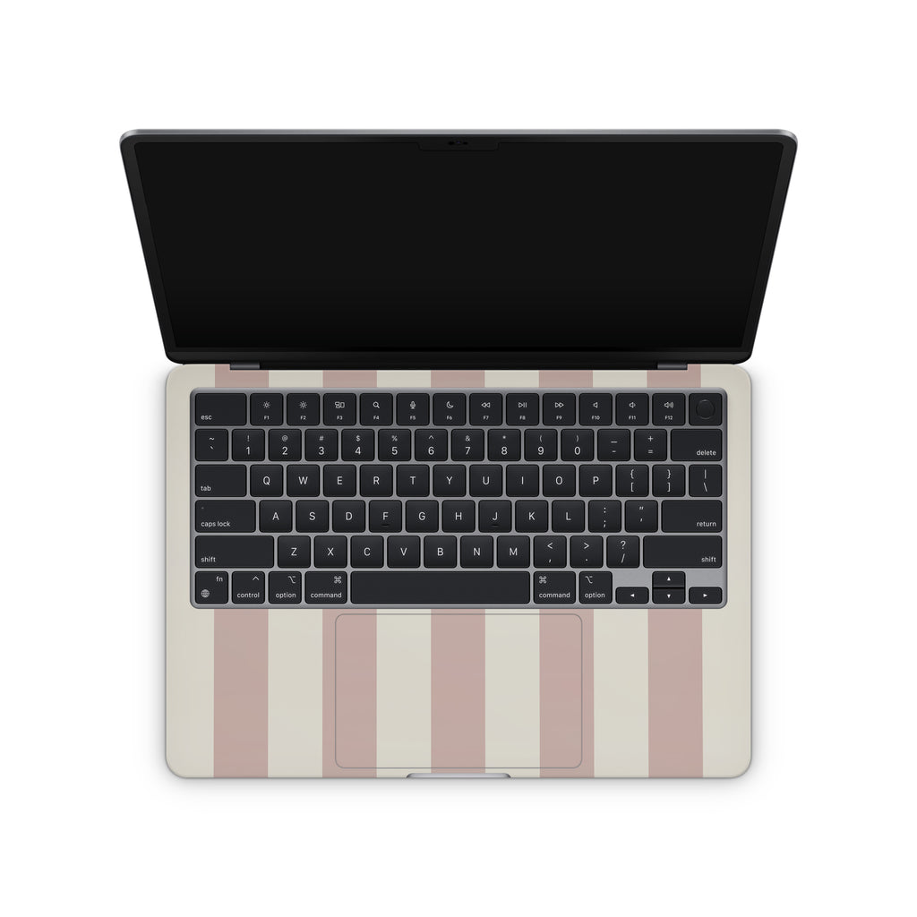 Sugar Stripe MacBook Skin + Case