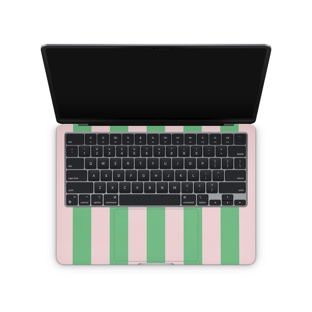 Summer Stripe MacBook Skin + Case