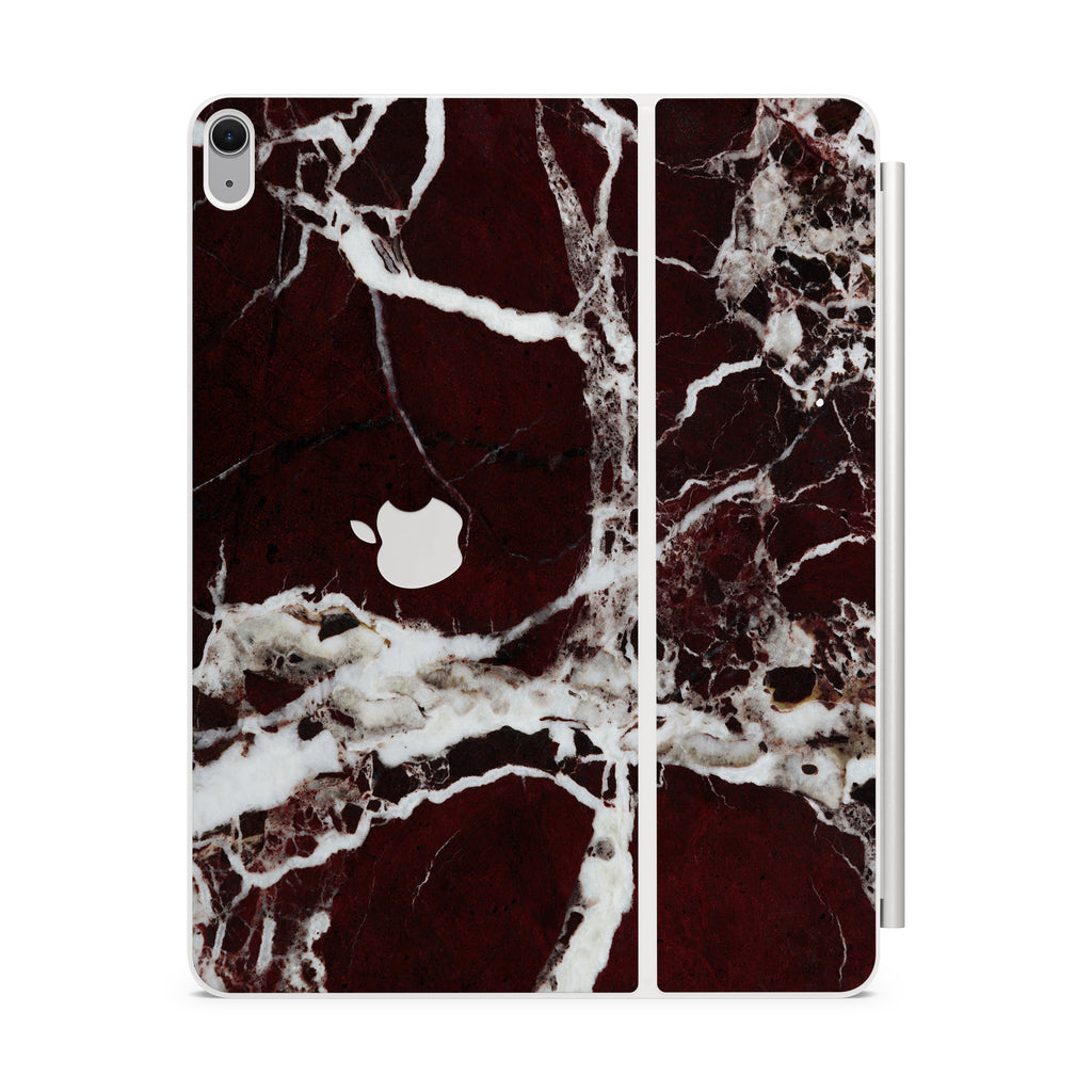 Burgundy Marble Magic Keyboard Skin for iPad