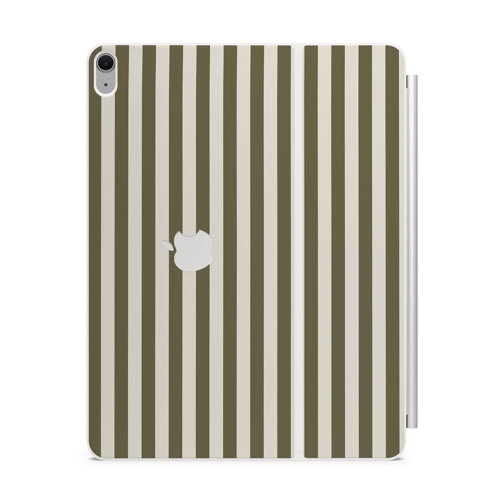 Olive Stripe Magic Keyboard Skin for iPad