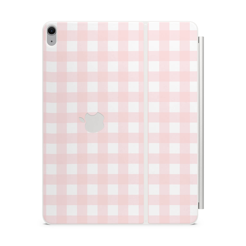 Pink Gingham Magic Keyboard Skin for iPad