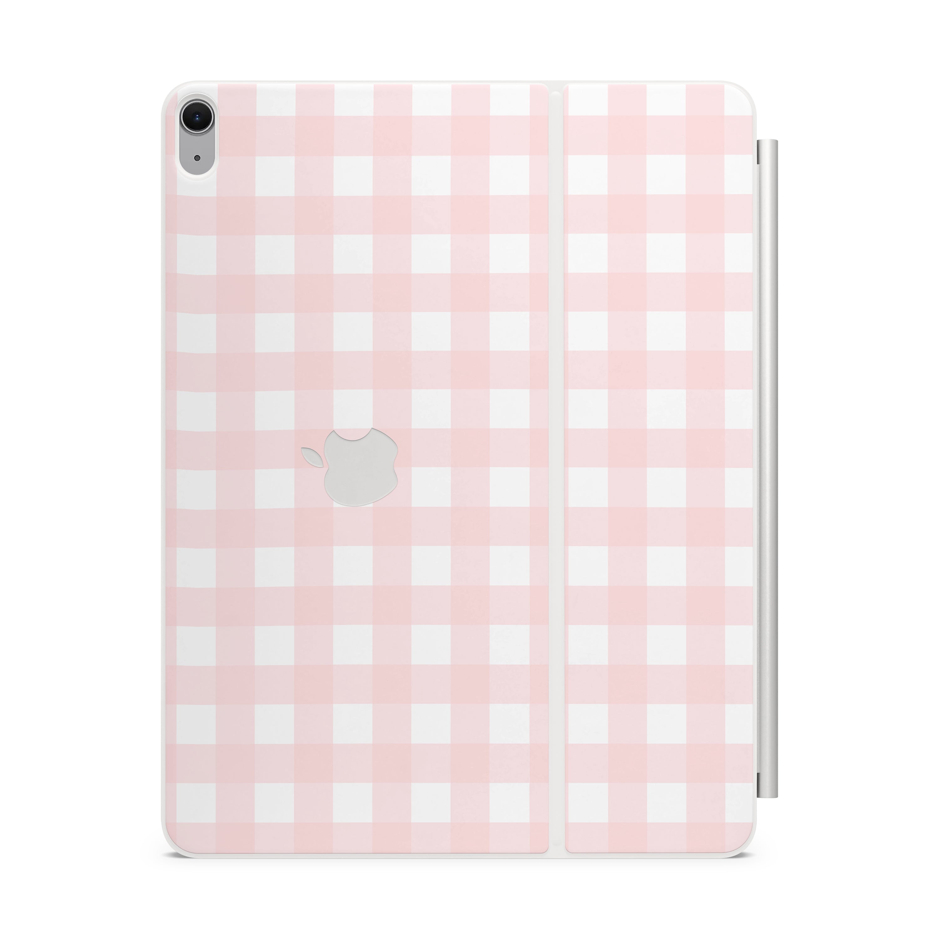 Pink Gingham Magic Keyboard Skin for iPad