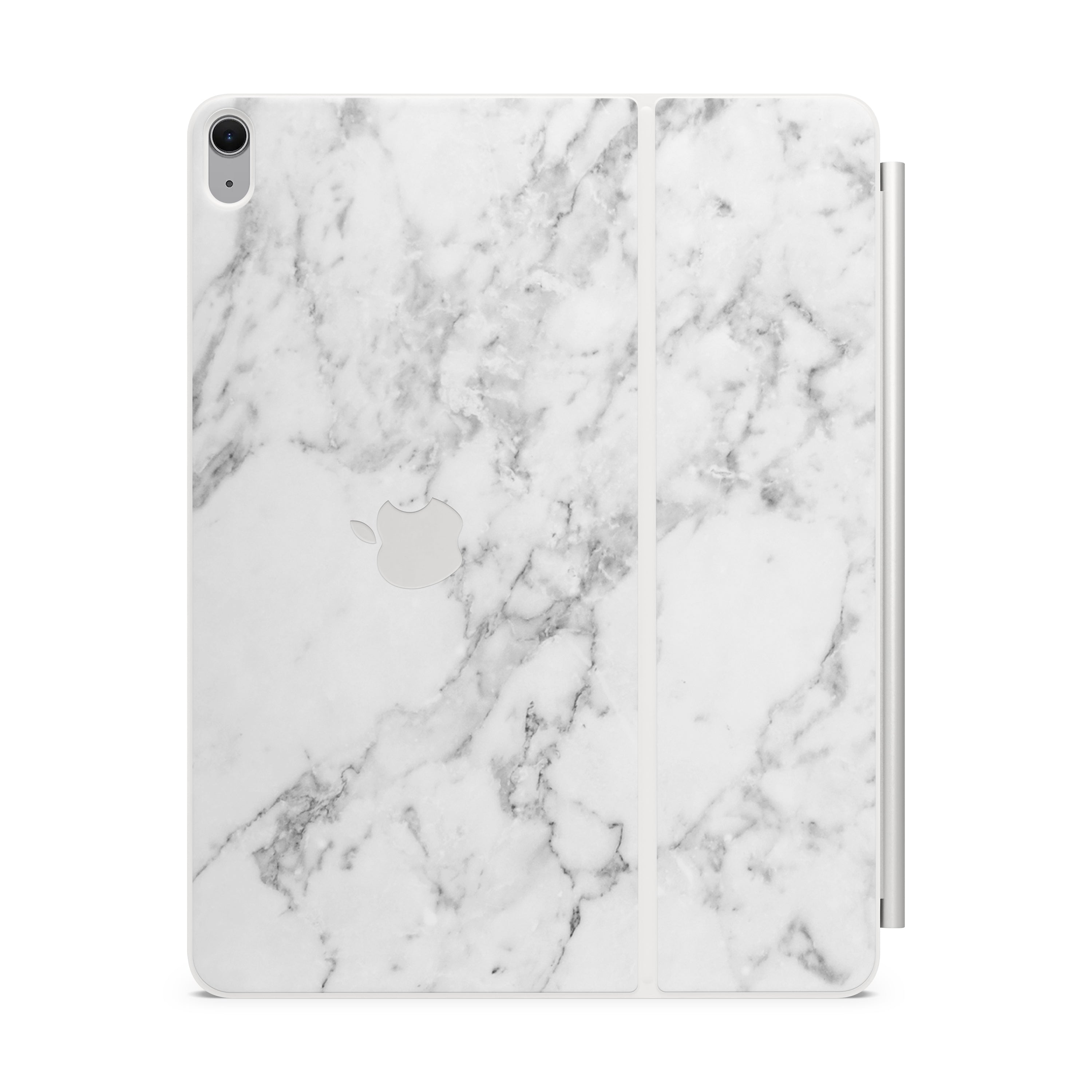 White Marble Magic Keyboard Skin for iPad
