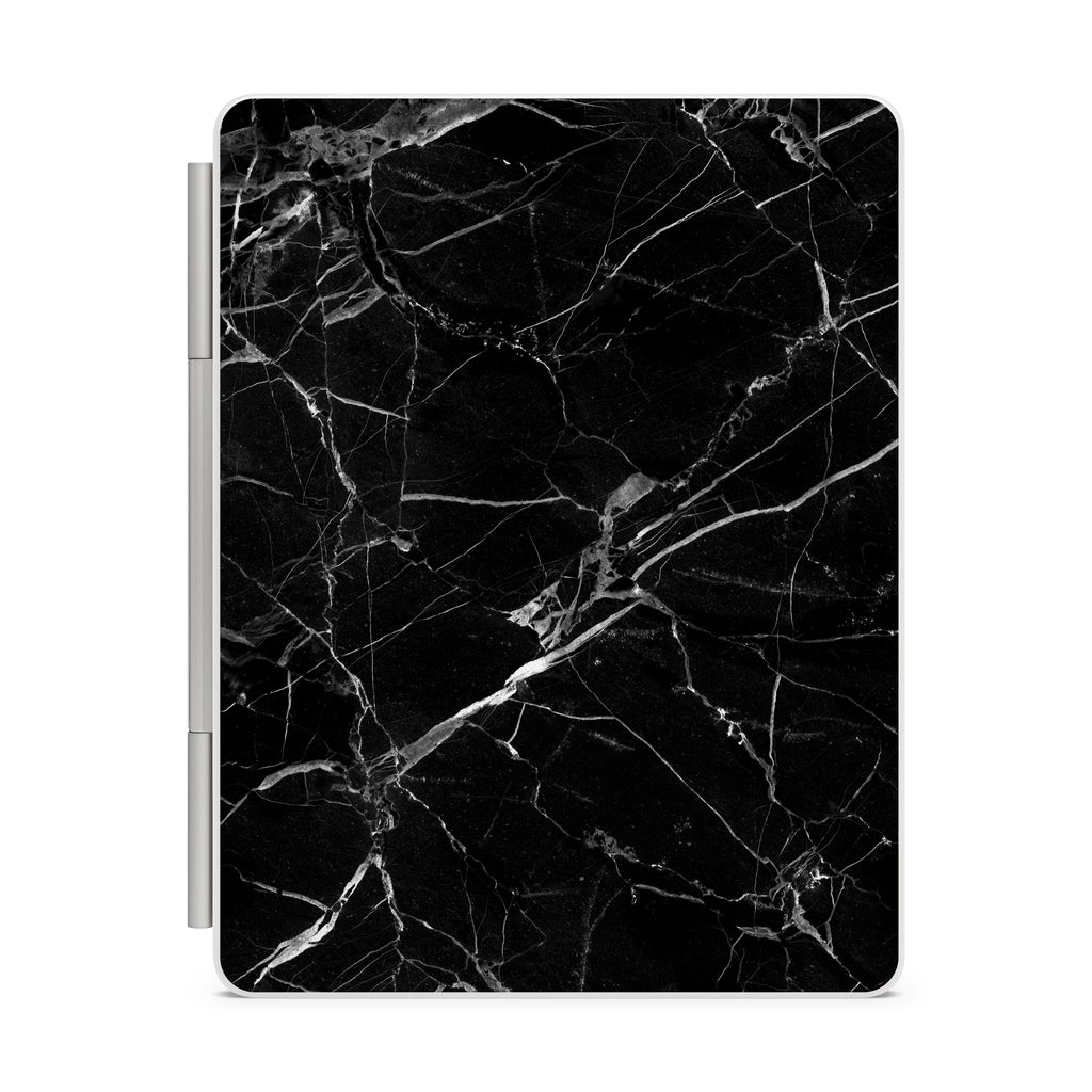 Black Hyper Marble Magic Keyboard Skin for iPad