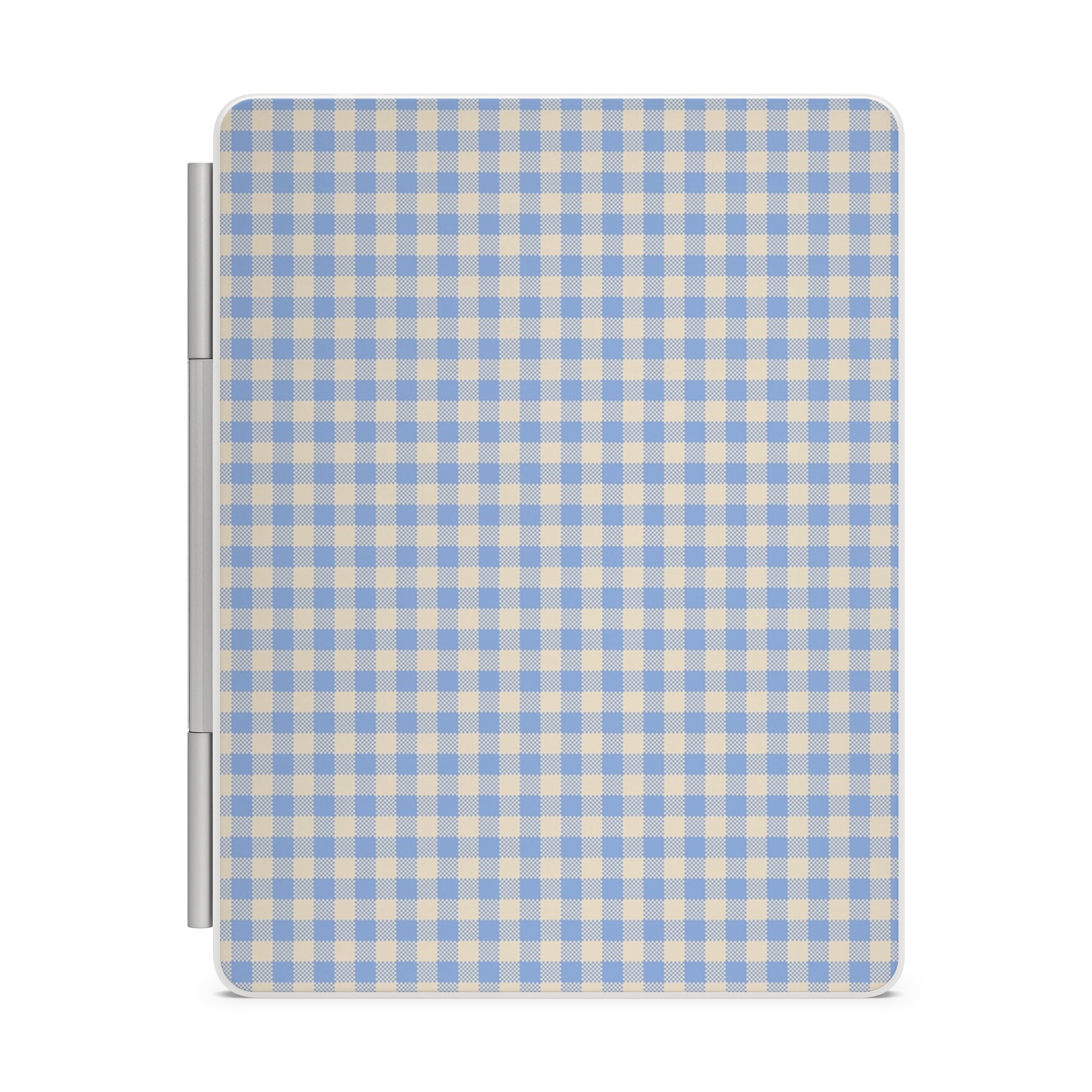 Blue Gingham Magic Keyboard Skin for iPad