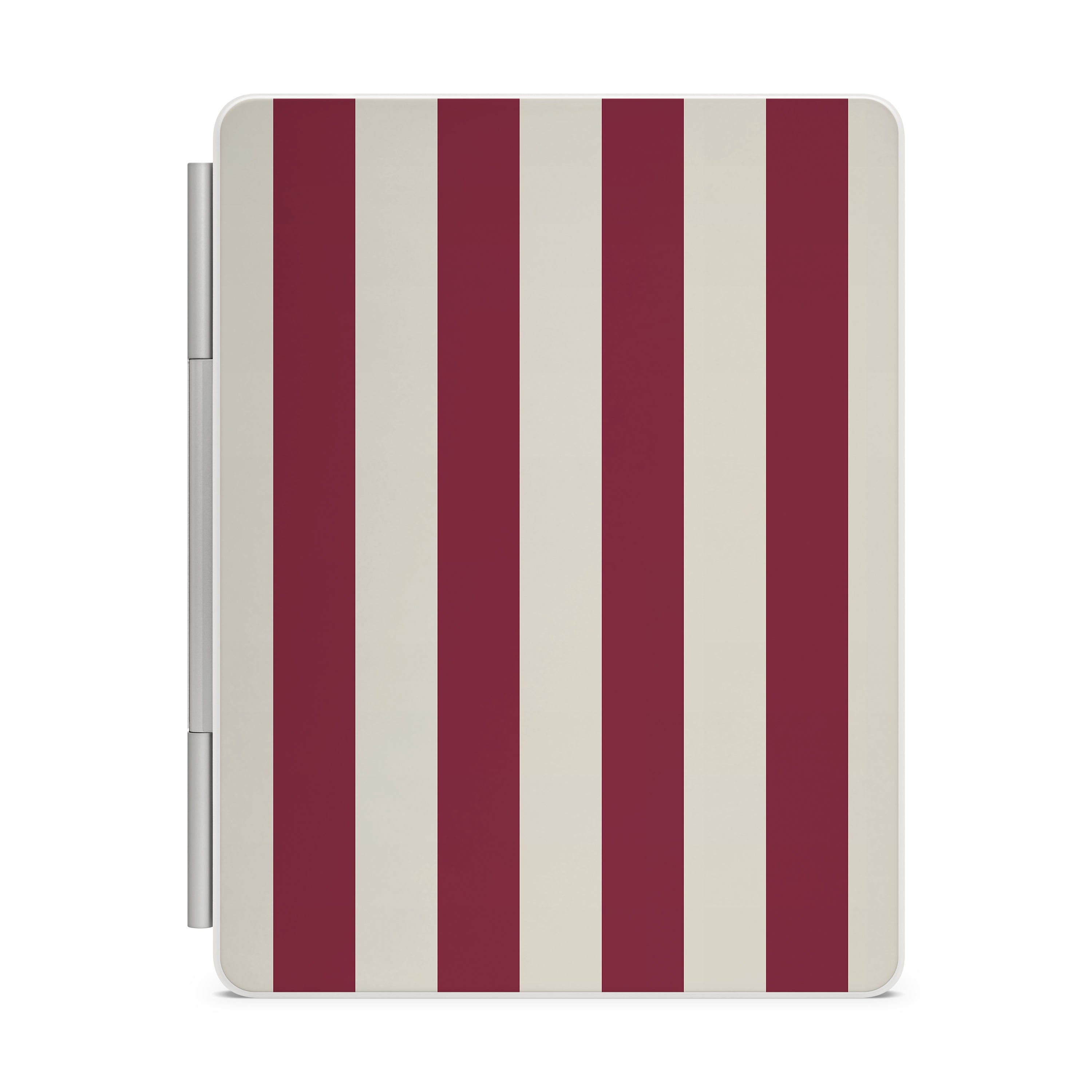 Cranberry Stripe Magic Keyboard Skin for iPad