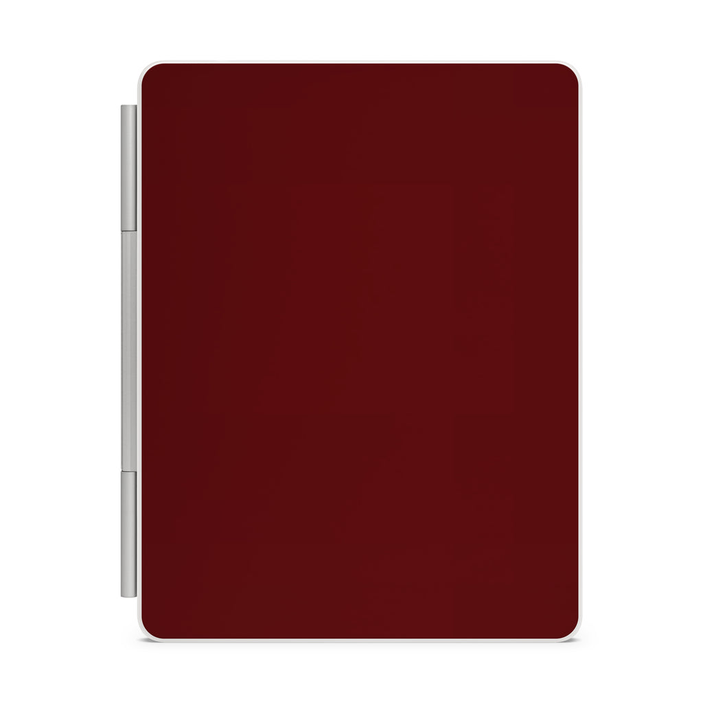 Deep Red Magic Keyboard Skin for iPad