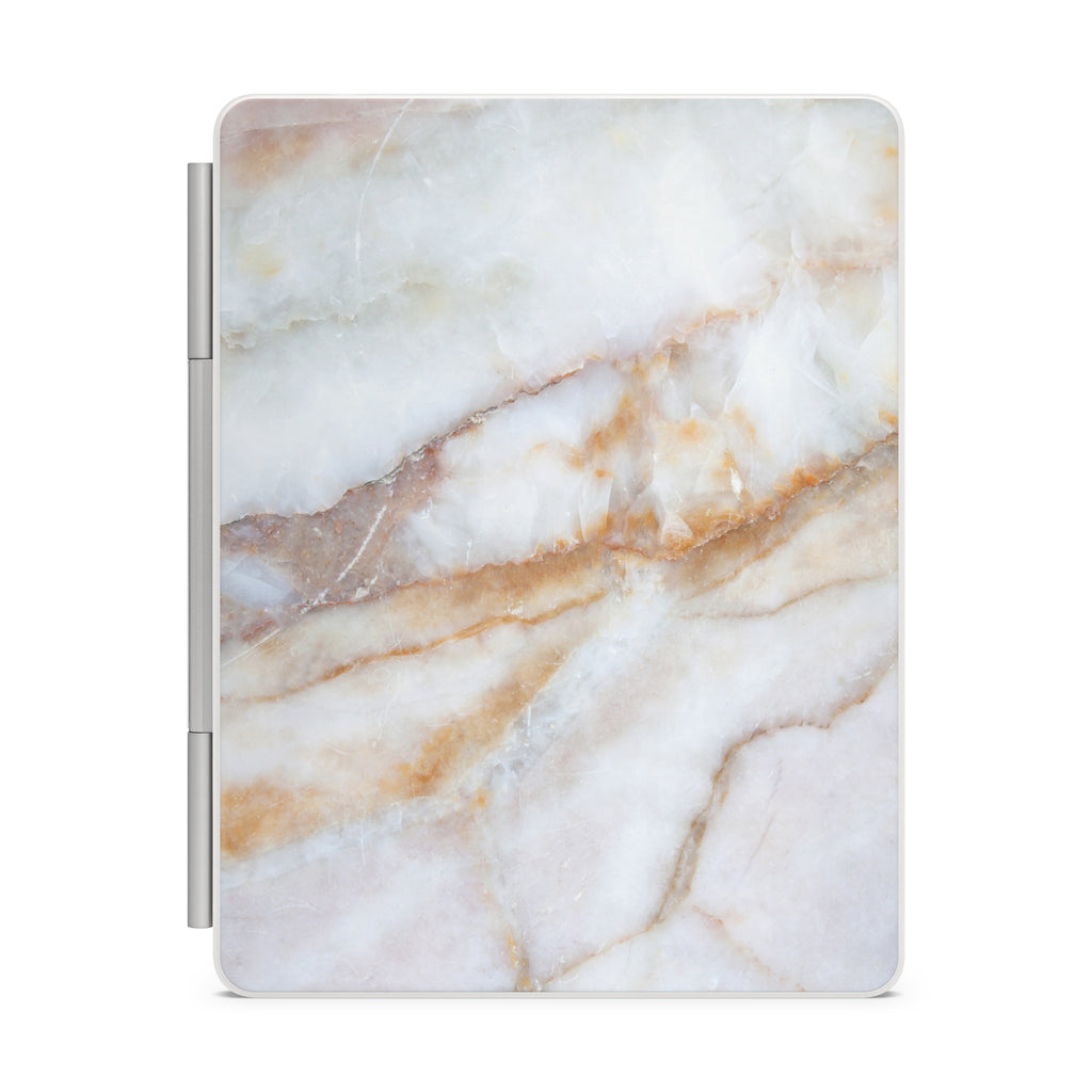 Vanilla Marble Magic Keyboard Skin for iPad