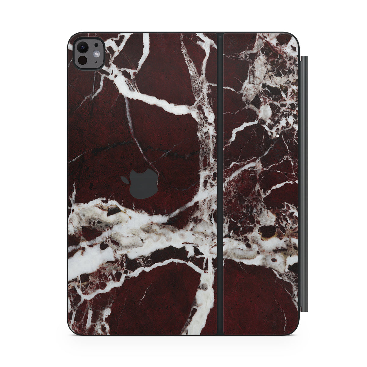Burgundy Marble Magic Keyboard Skin for iPad