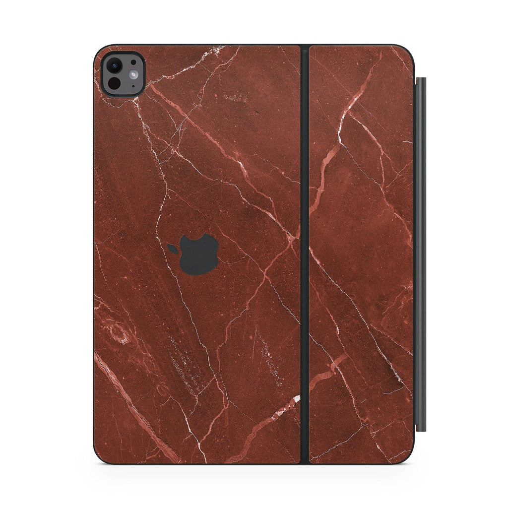 Cinnamon Marble Magic Keyboard Skin for iPad