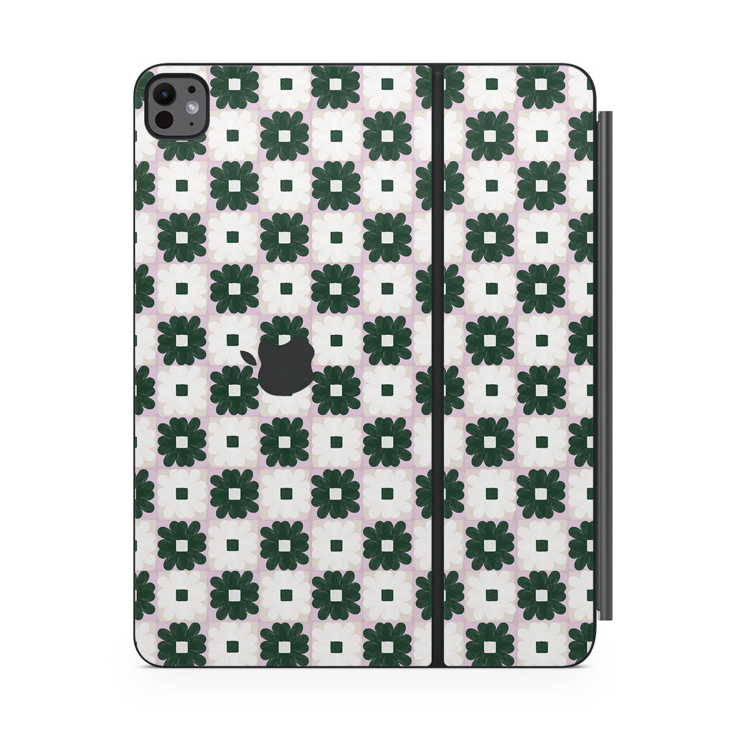 Daisy Quilt Magic Keyboard Skin for iPad