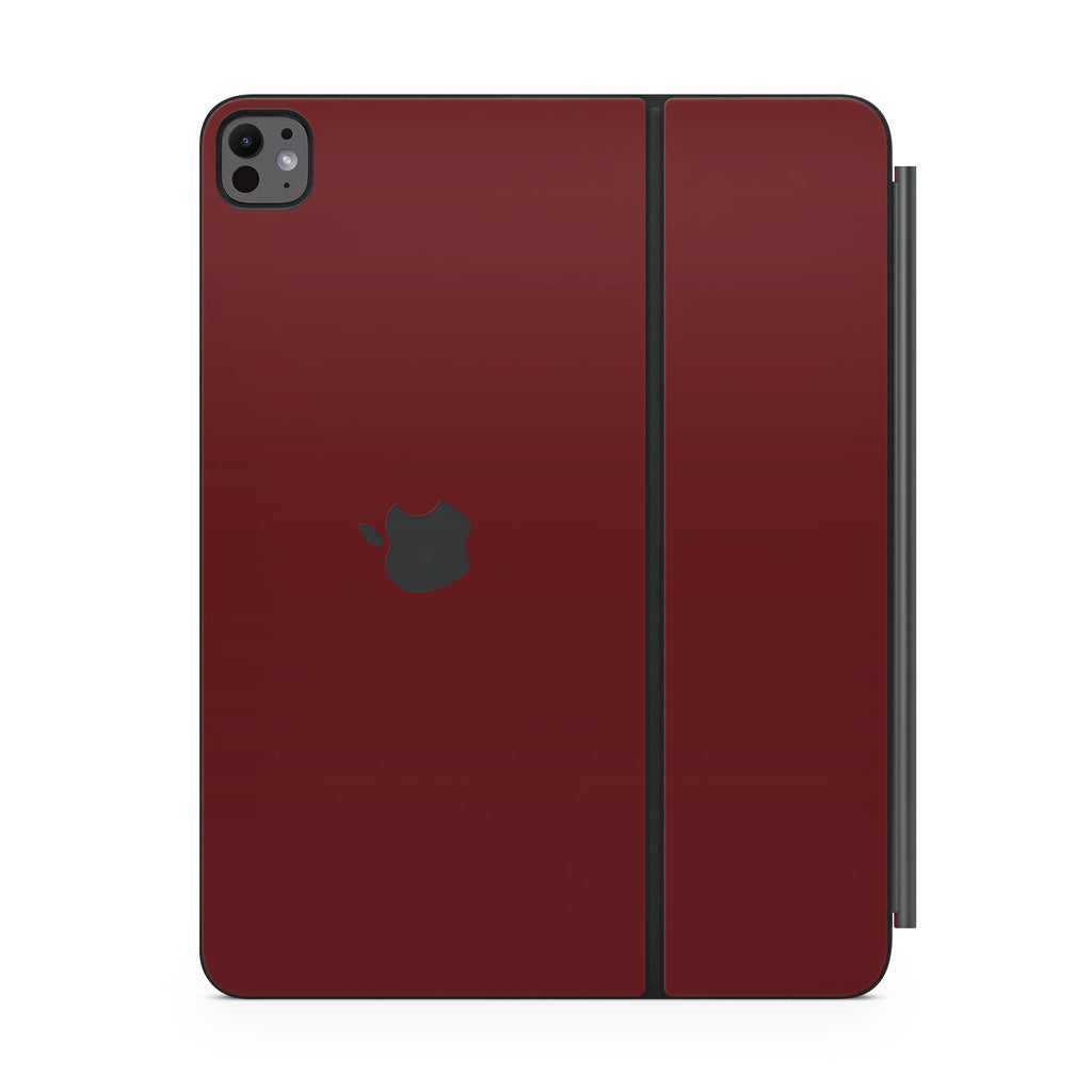 Deep Red Magic Keyboard Skin for iPad