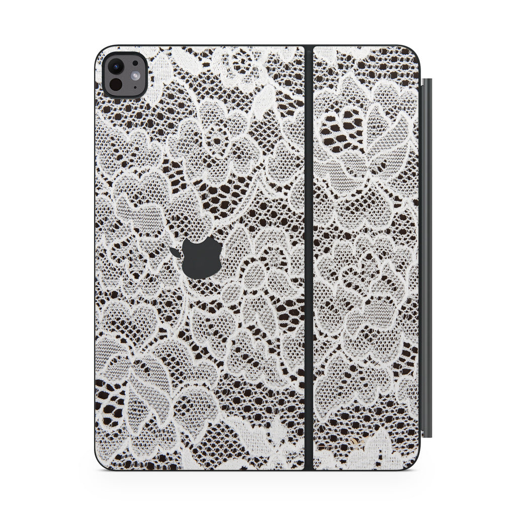 French Lace Magic Keyboard Skin for iPad