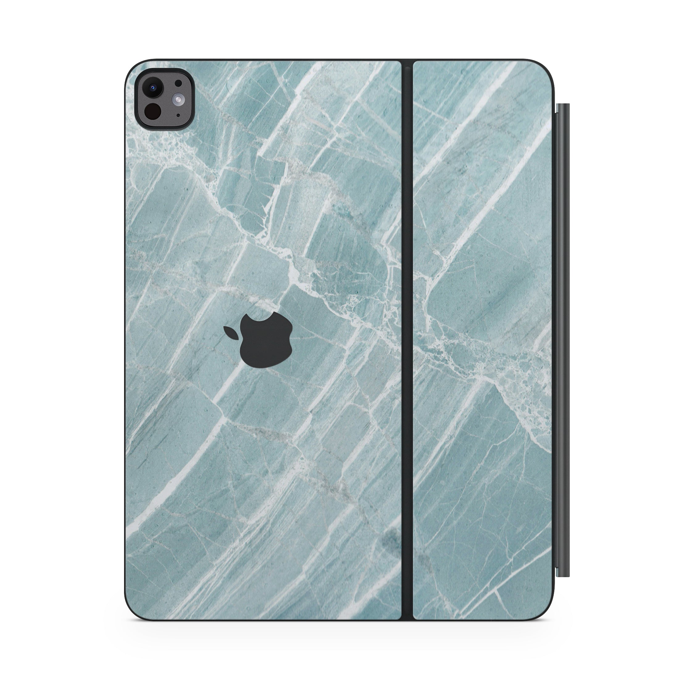 Mint Marble Magic Keyboard Skin for iPad