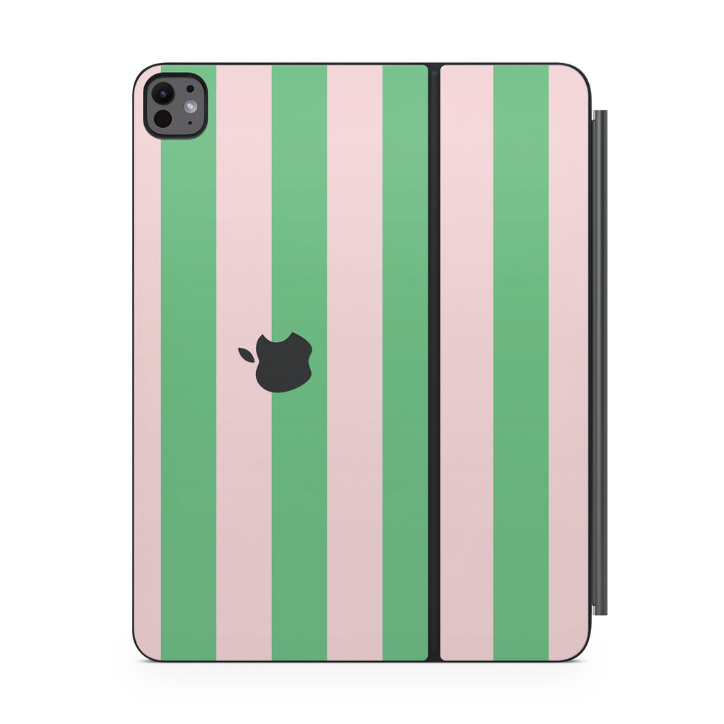 Summer Stripe Magic Keyboard Skin for iPad