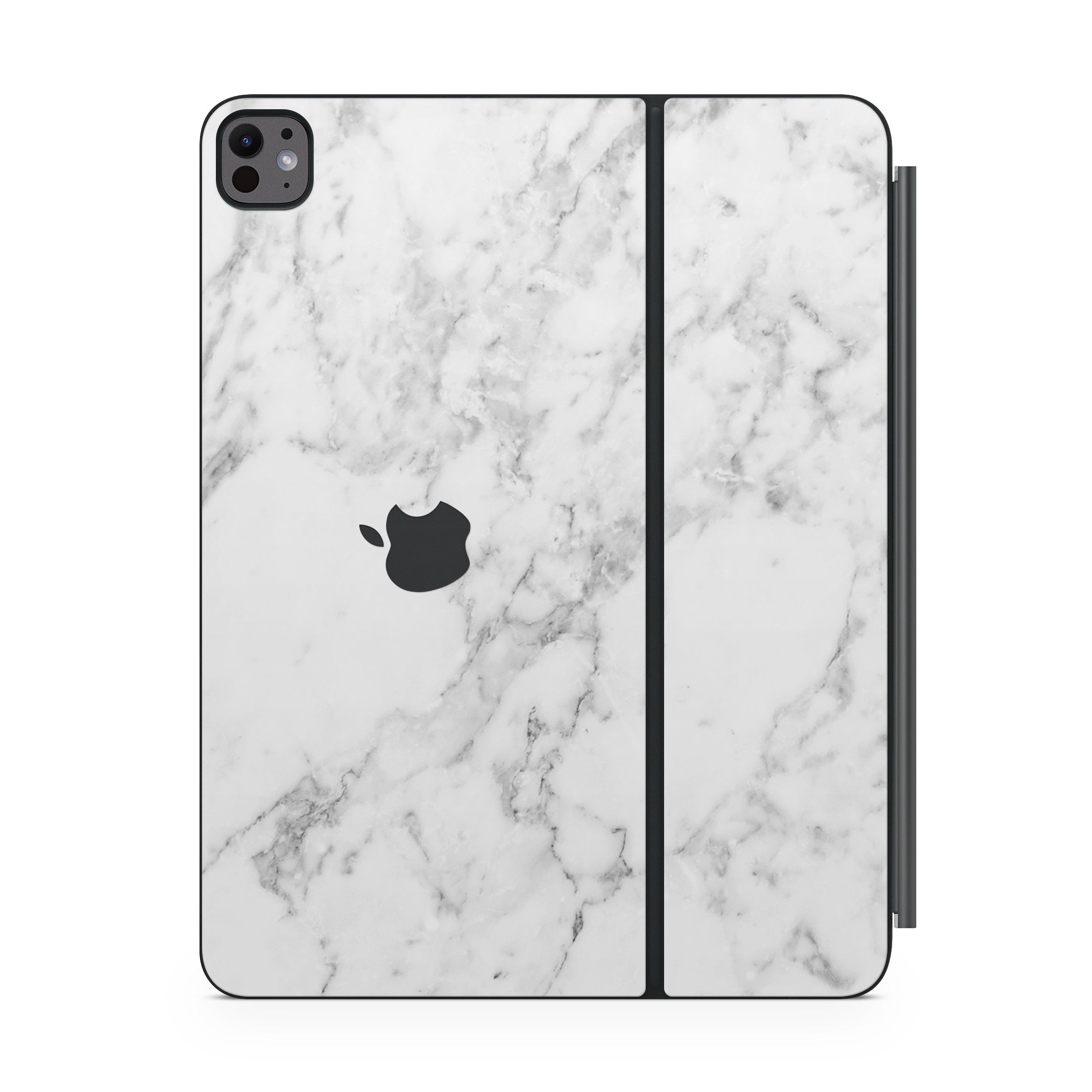 White Marble Magic Keyboard Skin for iPad