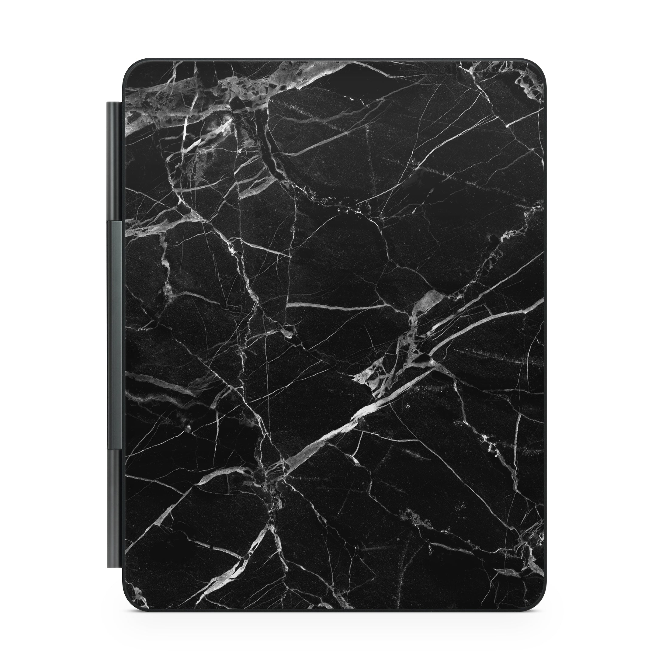 Black Hyper Marble Magic Keyboard Skin for iPad