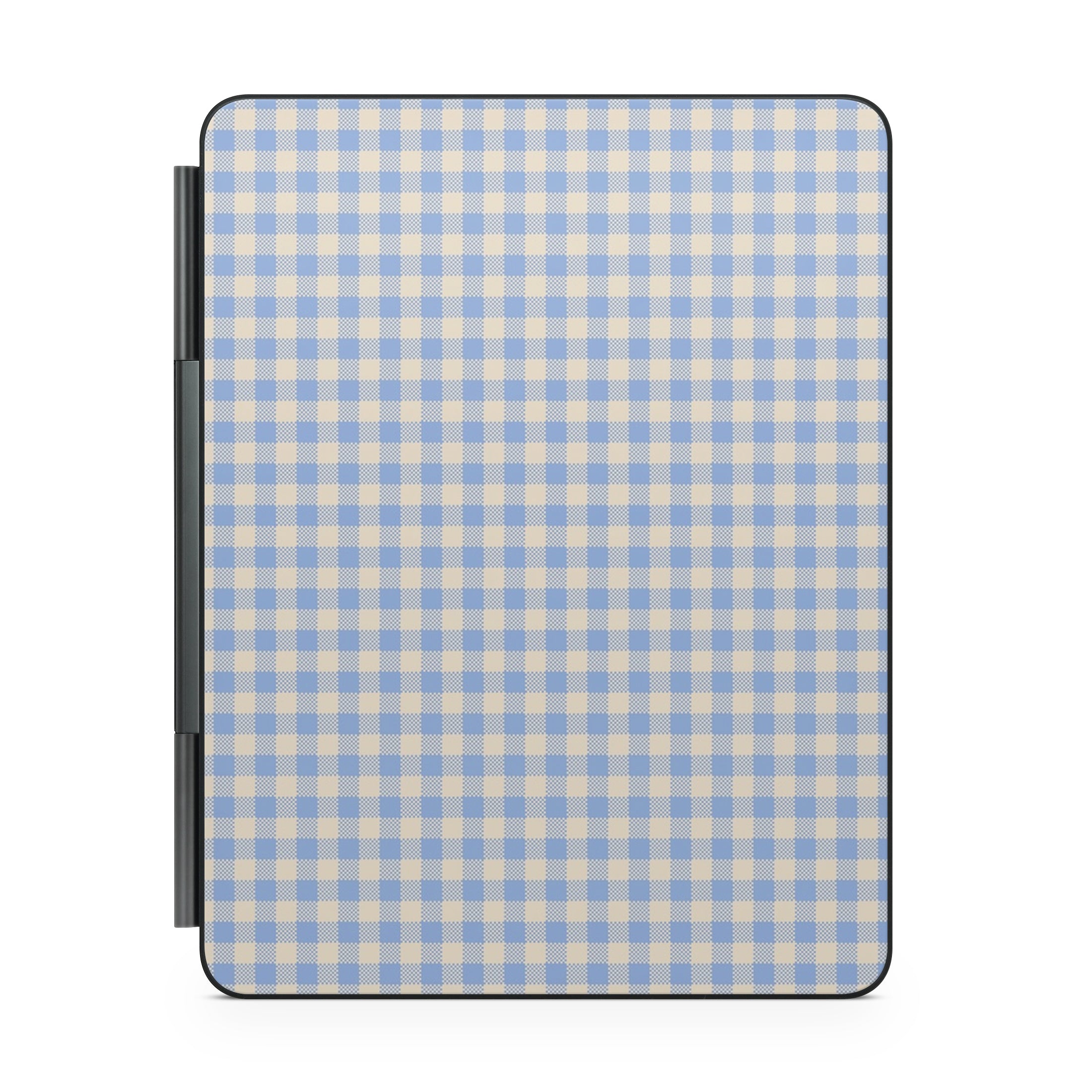 Blue Gingham Magic Keyboard Skin for iPad