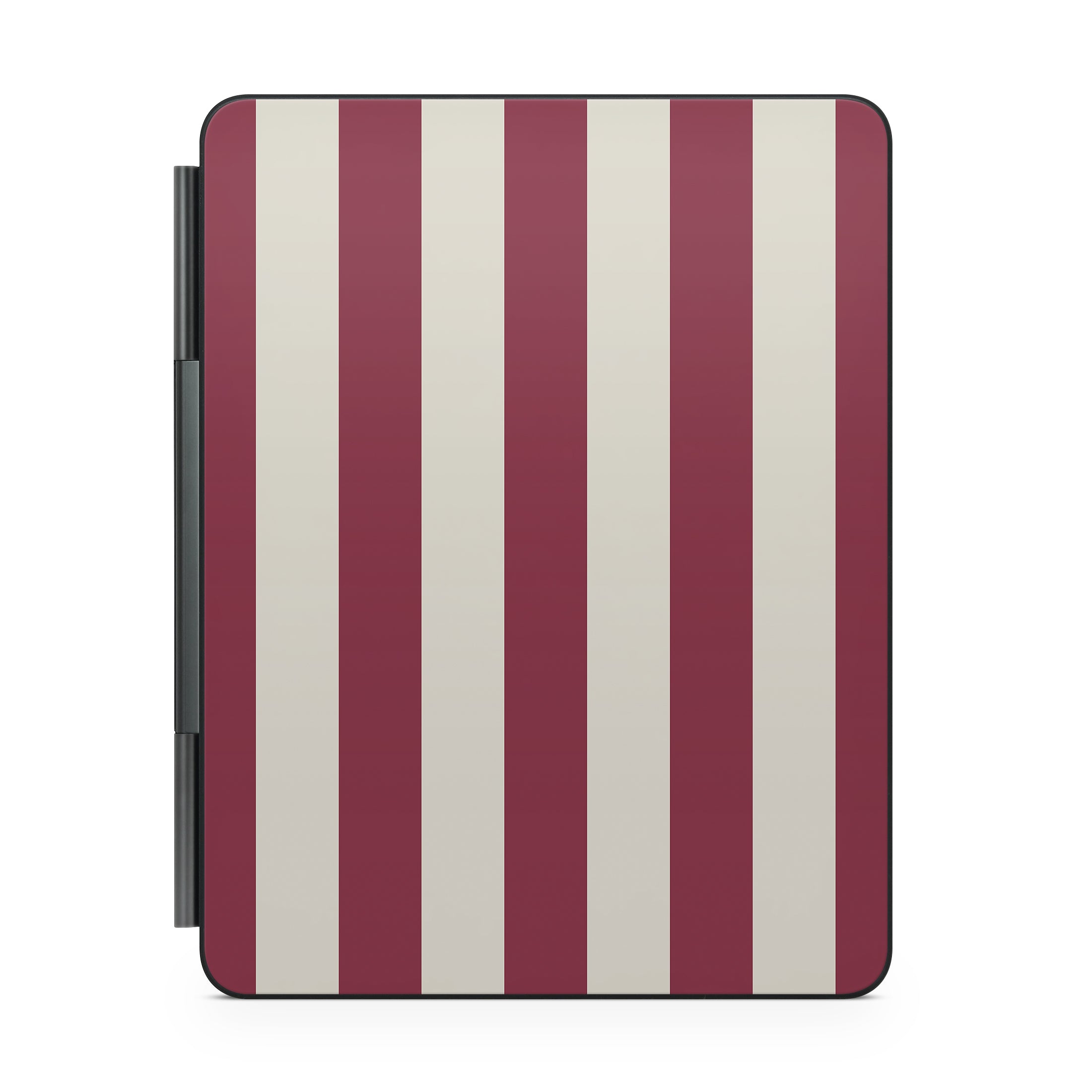 Cranberry Stripe Magic Keyboard Skin for iPad