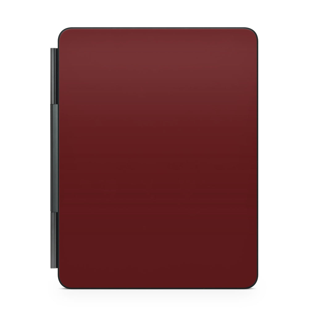 Deep Red Magic Keyboard Skin for iPad