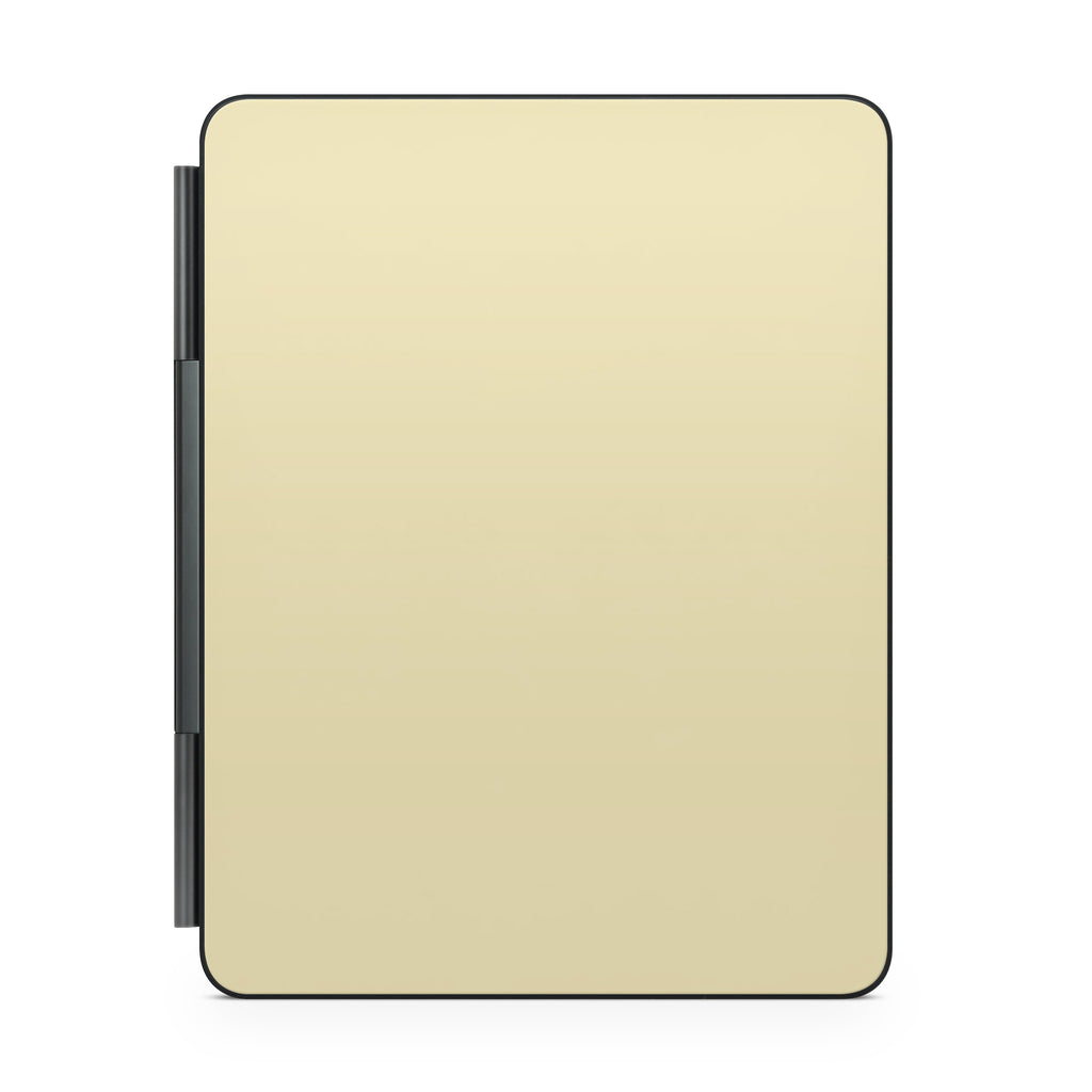 Soft Yellow Magic Keyboard Skin for iPad