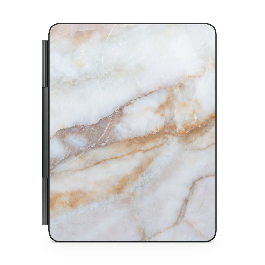 Vanilla Marble Magic Keyboard Skin for iPad