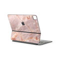 Blush Marble Magic Keyboard Skin for iPad