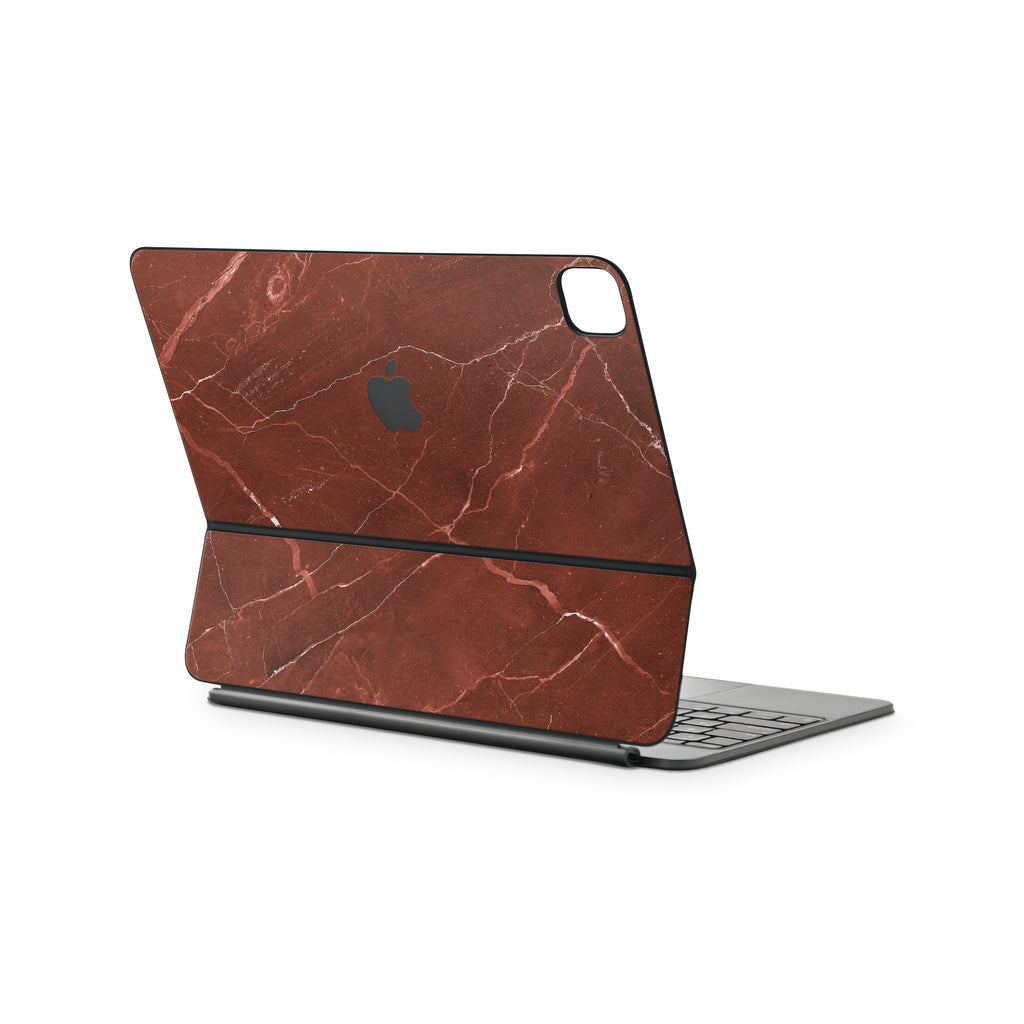 Cinnamon Marble Magic Keyboard Skin for iPad