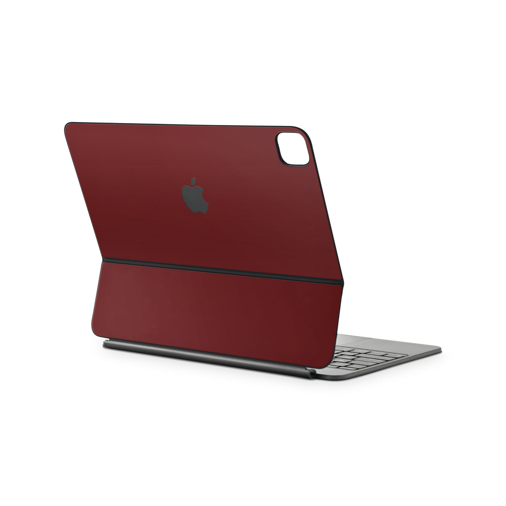 Deep Red Magic Keyboard Skin for iPad