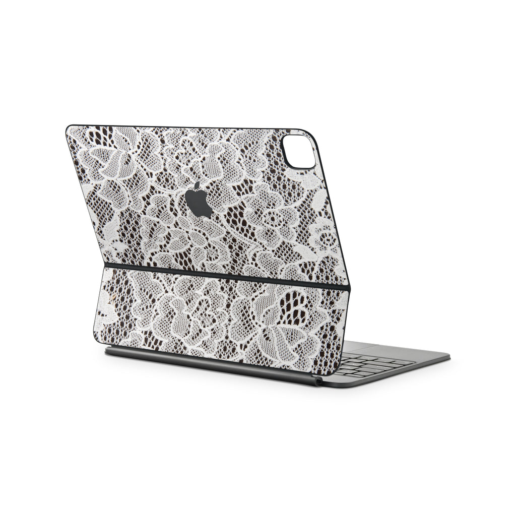 French Lace Magic Keyboard Skin for iPad